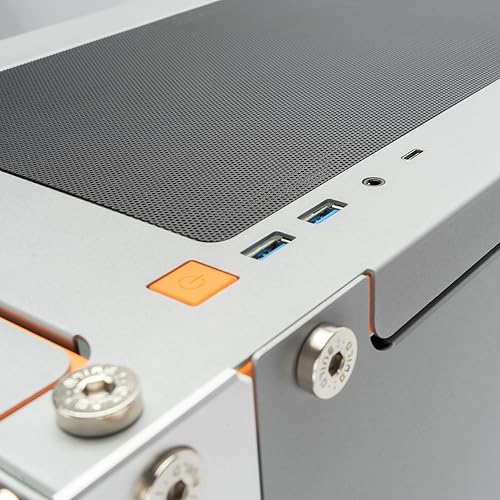 Miniatura 8 de InWin Dubili - Chasis para juegos de torre completa (serie iBuildiShare) con ventilador ARGB preinstalado x 4 (gris titanio)