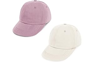 2 Packs Toddler Baseball Summer Hat for Kids 4-10T