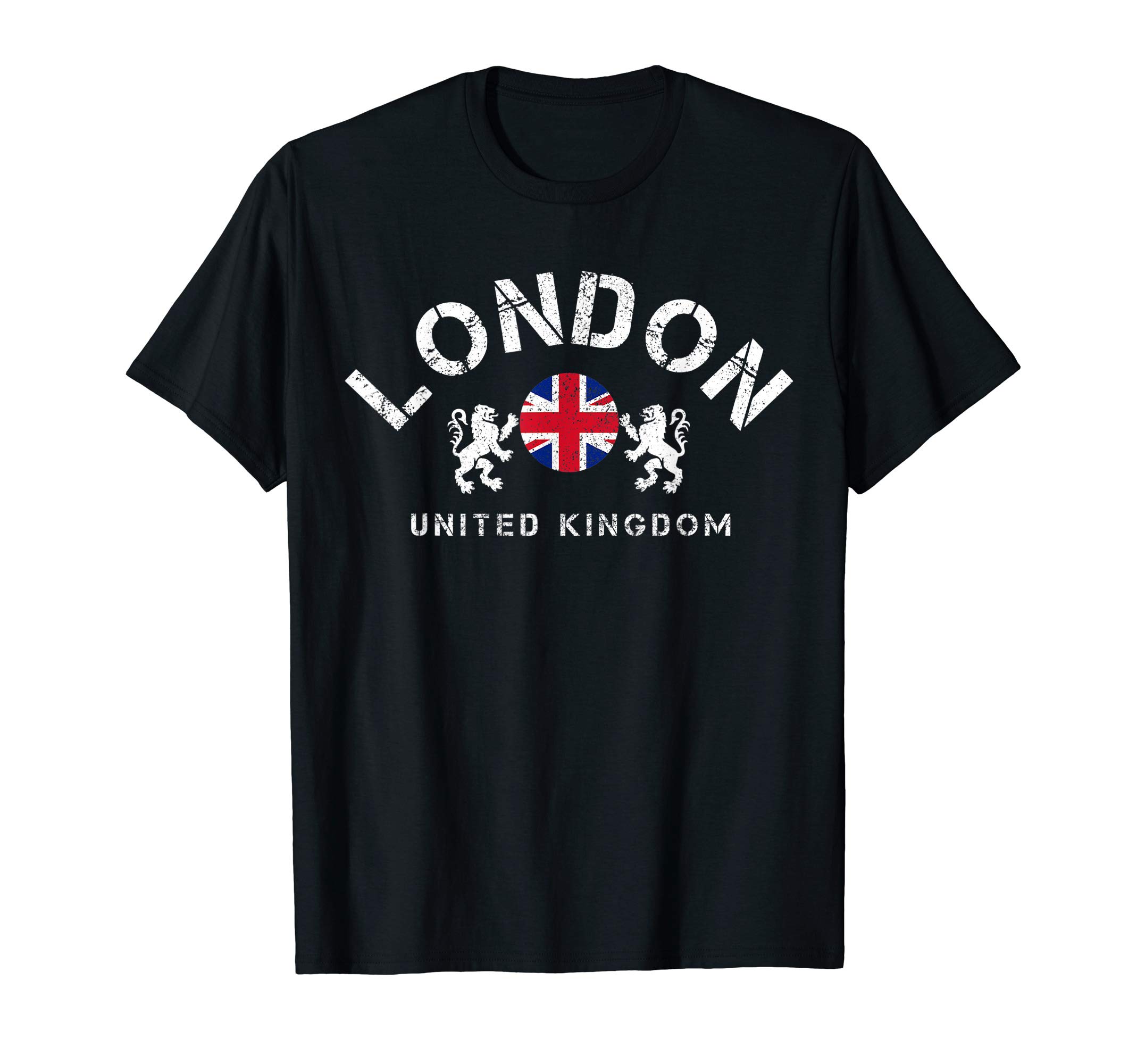 London UK United Kingdom Union Jack England Souvenir Gift T-Shirt Small