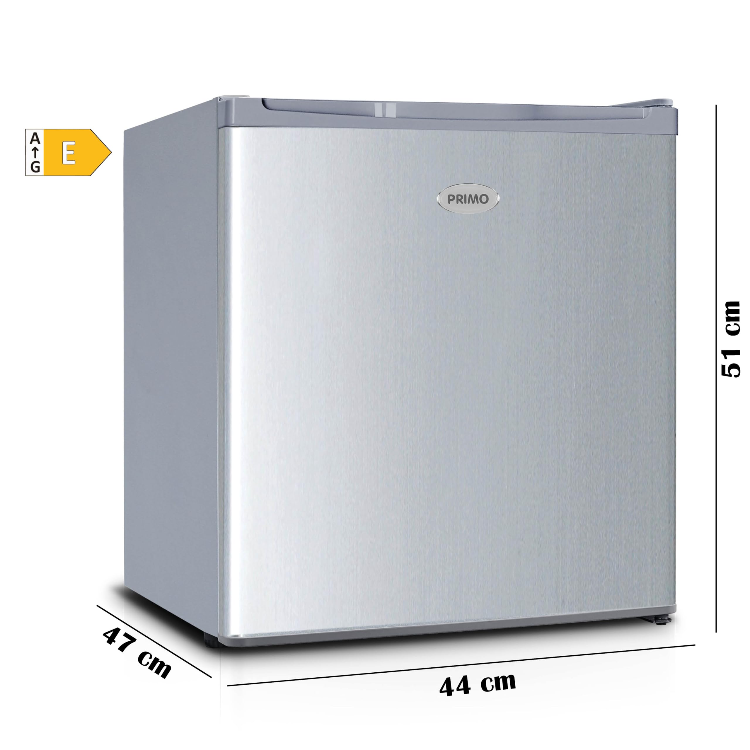 PRIMO PR116DV Mini congelador 33 L, clase energética E, 4 estrellas, plata
