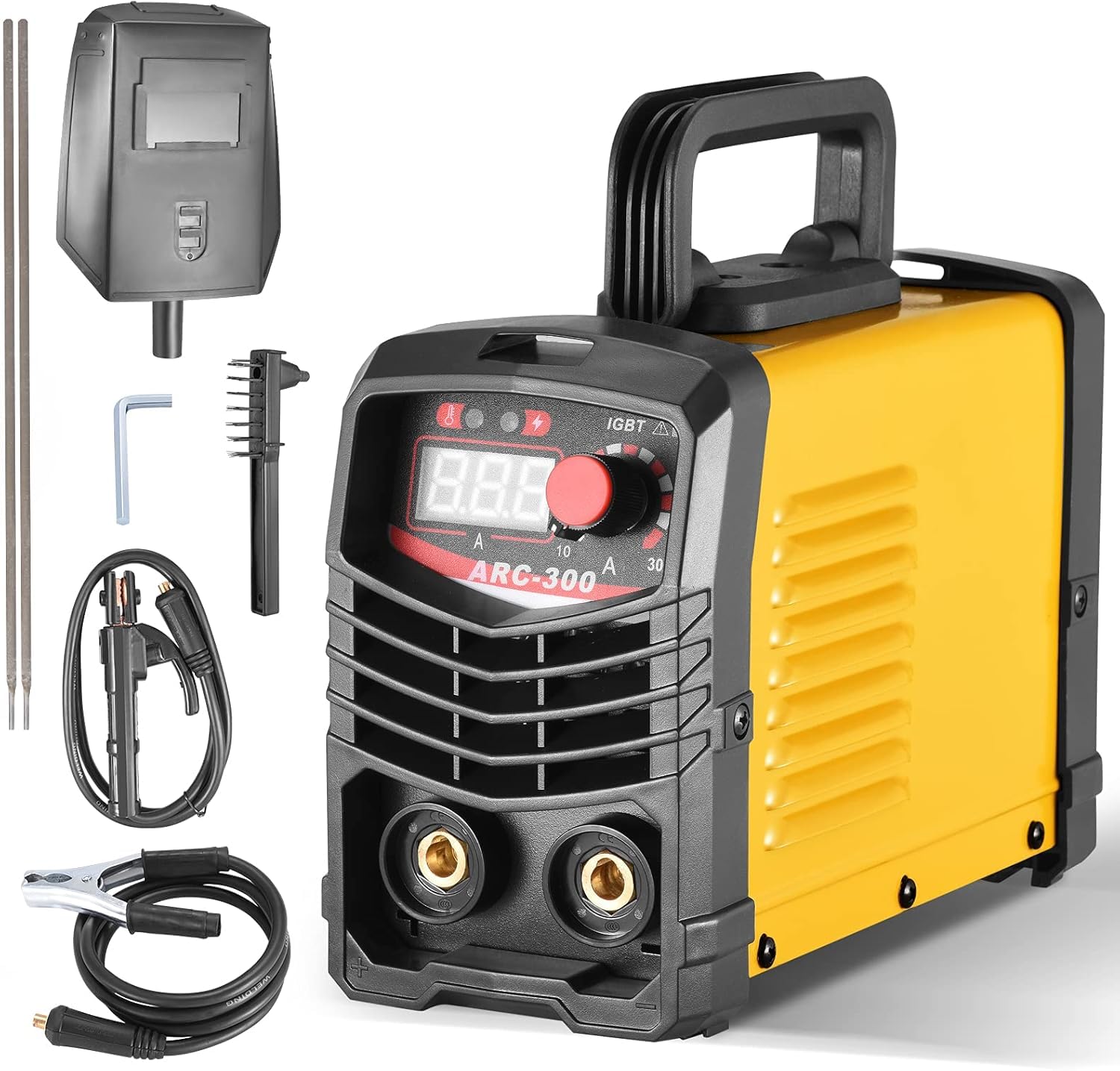 Welder 300A 220V Welder Inverter IGBT Welding Machine Inverter Welder Portable Electrode Digital LCD Welding Group