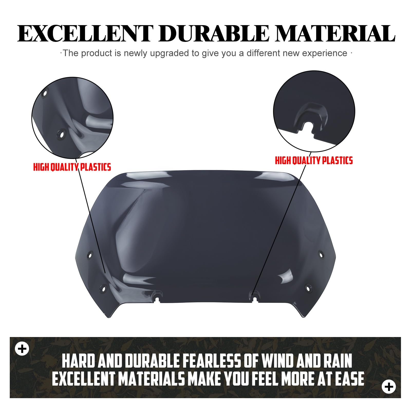 Przednia szyba motocyklowa Pasuje do Harley Touring CVO Road | Dla Glide FLTRXSE 23-Up Road Glide 24-Up motocykl 10 "owiewka deflektor wiatrowy