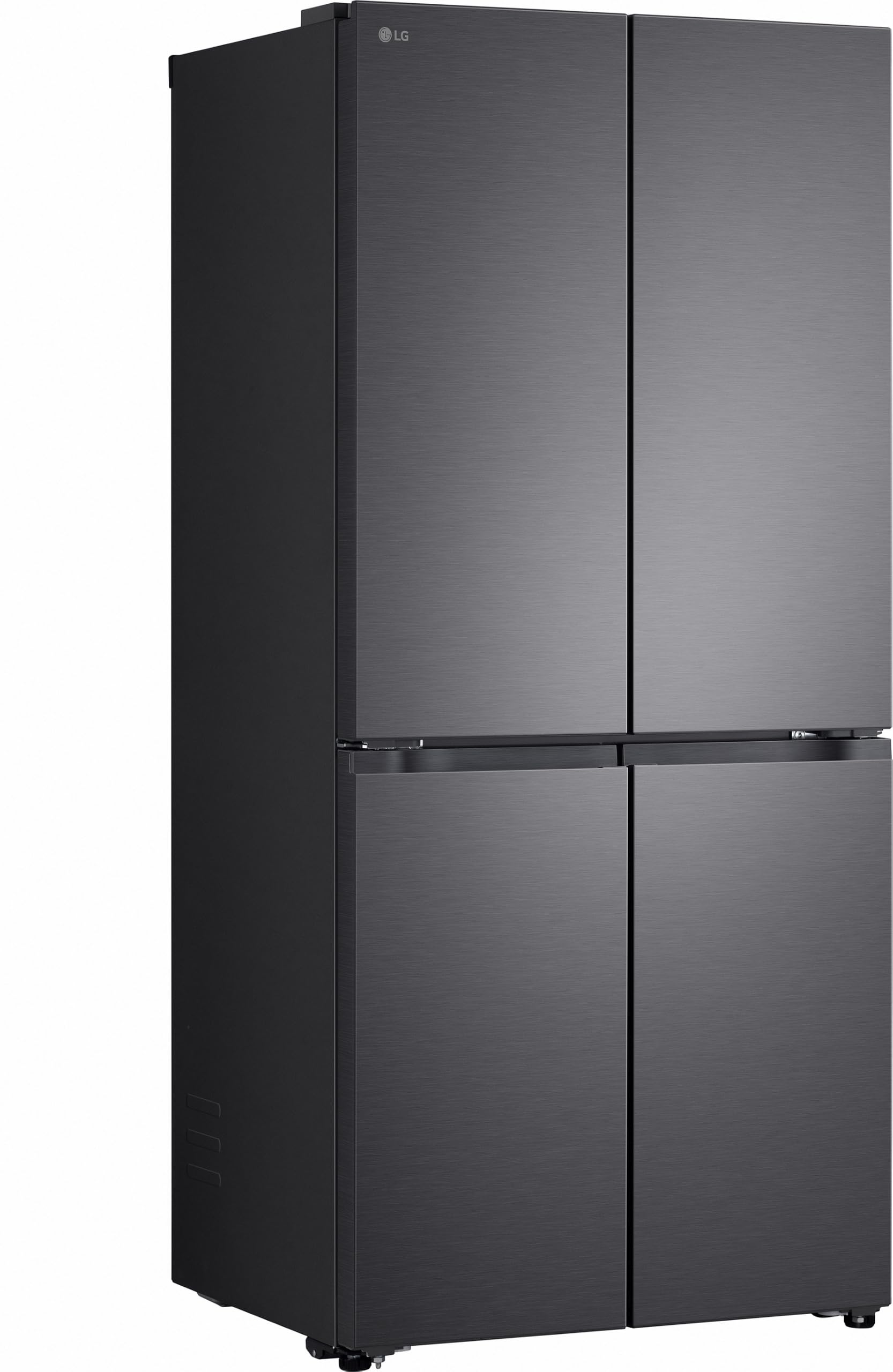 LG GMBS30SDEP SLIM Fit&Max Multi-Door Kühlschrank mit Gefrierfach (580 L, Energieklasse D) vollintegrierbar oder freistehend, DoorCooling+, LinearCooling, Schwarz