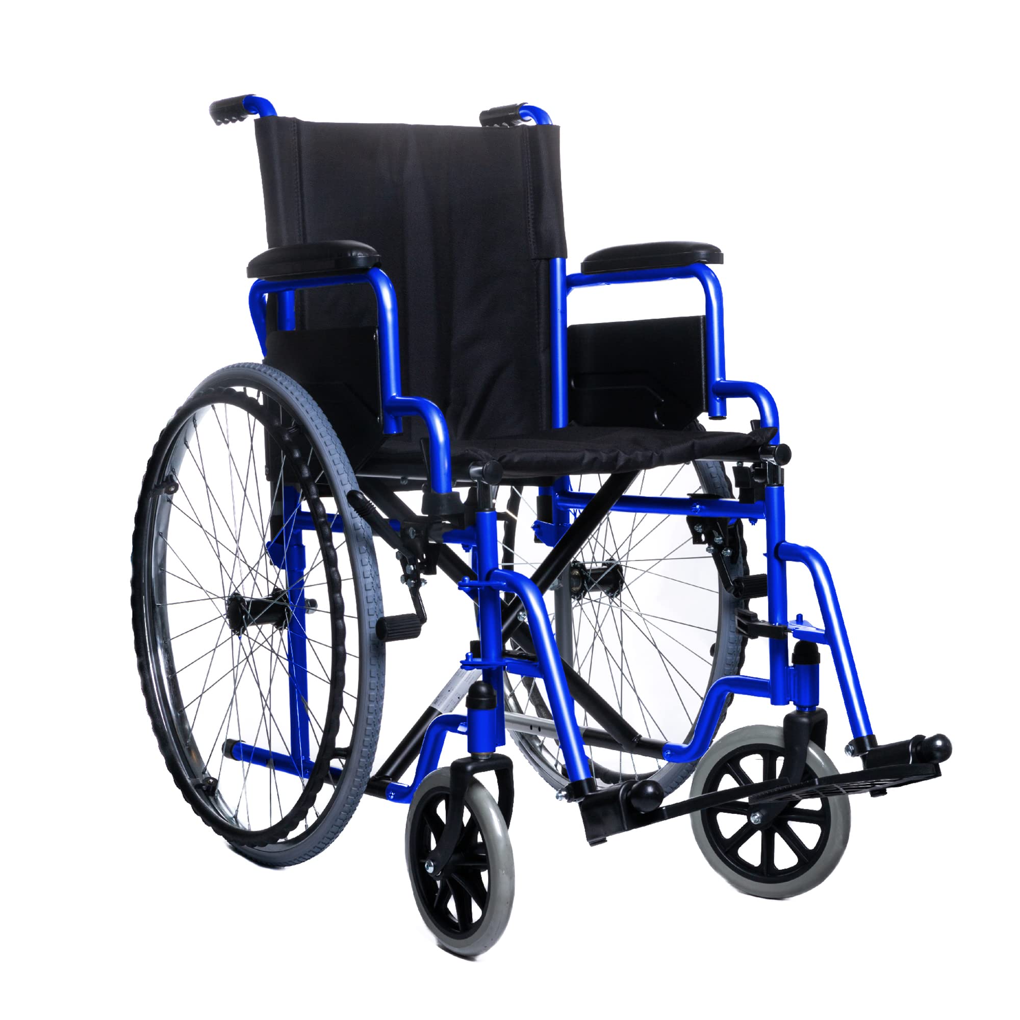AIESI® Sedia A Rotelle Pieghevole Leggera Per Disabili Ed Anziani AGILA - Foto 4