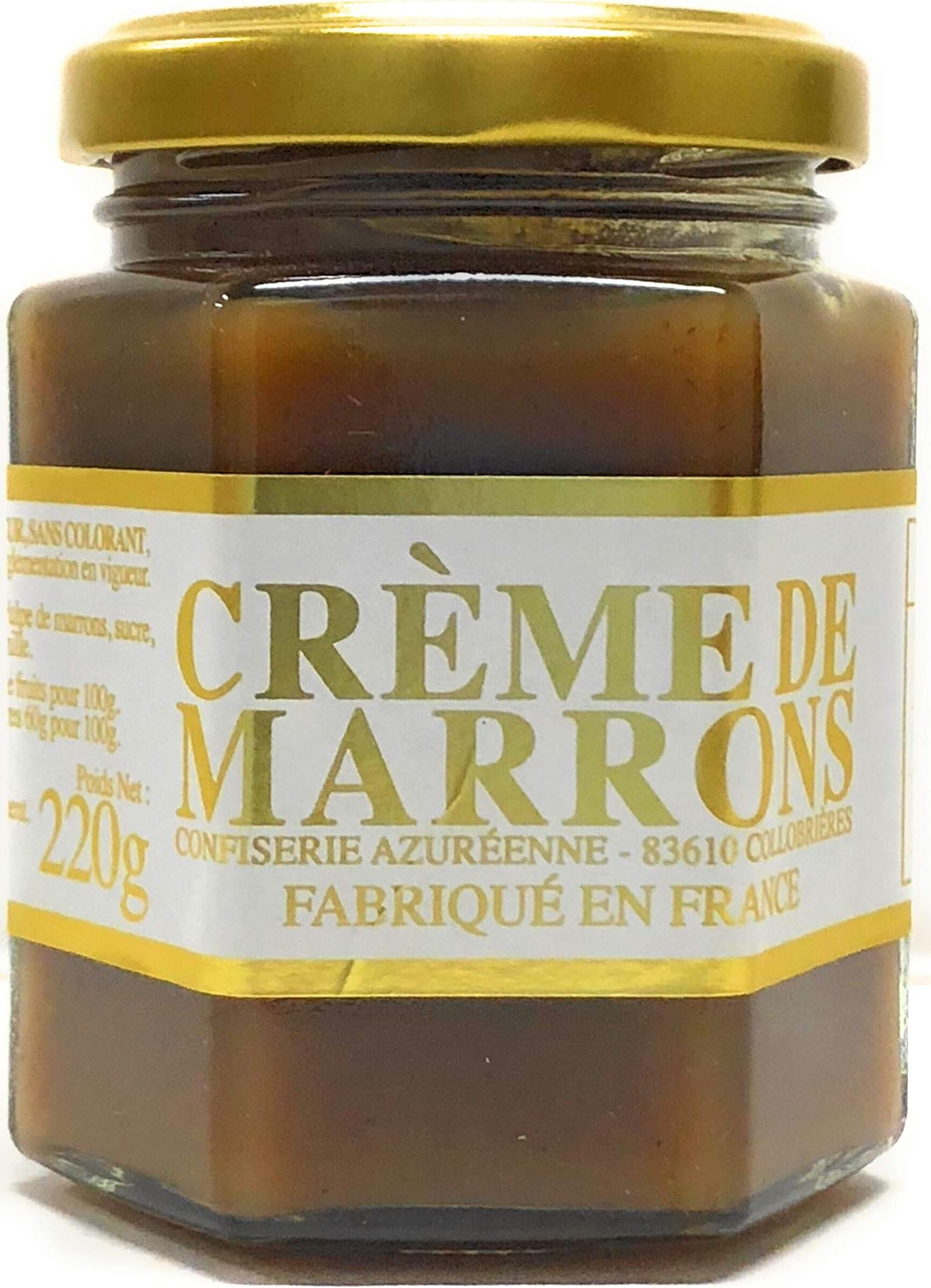 Artisanal Chestnut Cream - Creme de Marrons, Jar 220g