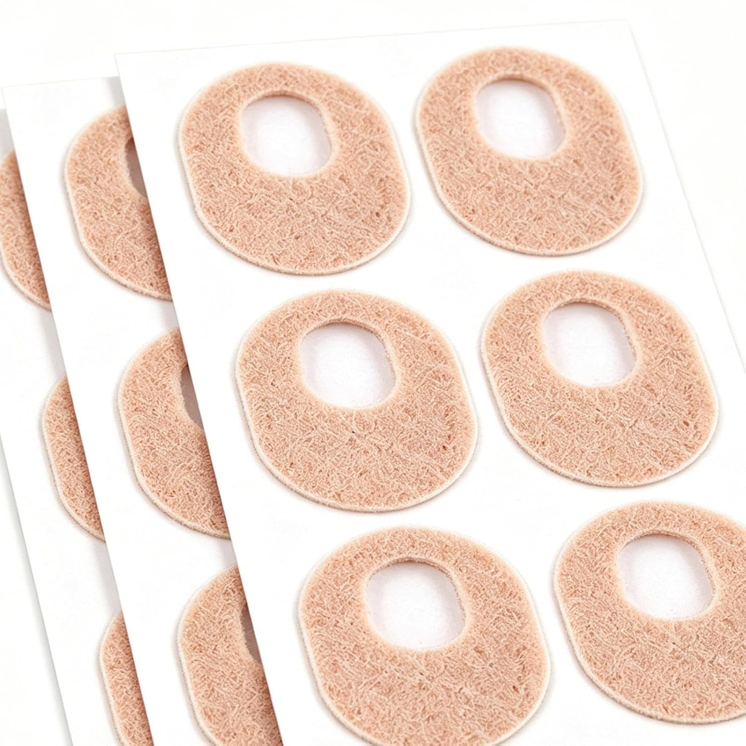Corn Pads for Bottom Of Foot, Self Adhesive Soft Oval Shape Comfort Patch | Toes Corn Protectors,for Friction Care Men Shoes Heel Boots Hands Walking Running Dancing Work