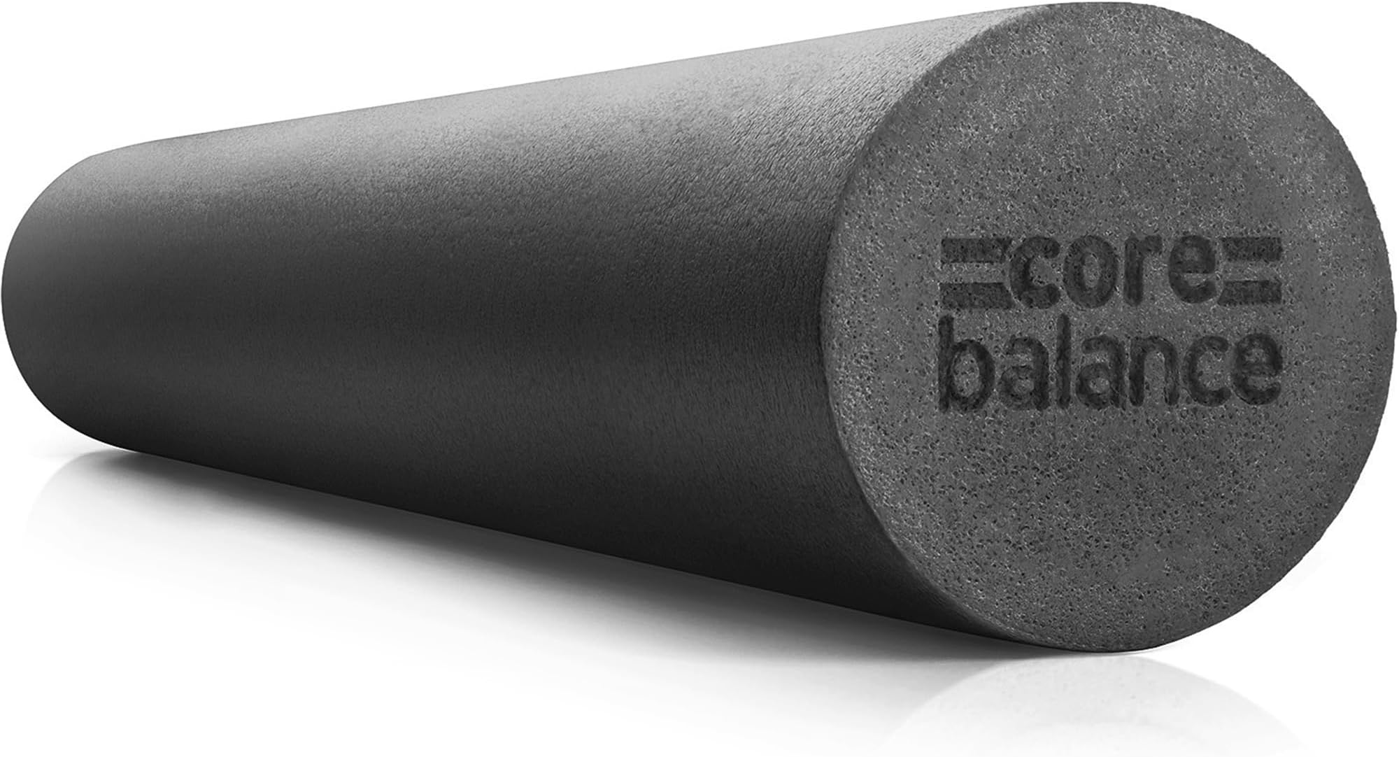Core Balance Foam Roller Massager 90cm Long Medium Density EPE Muscle Massage (90cm - Black)
