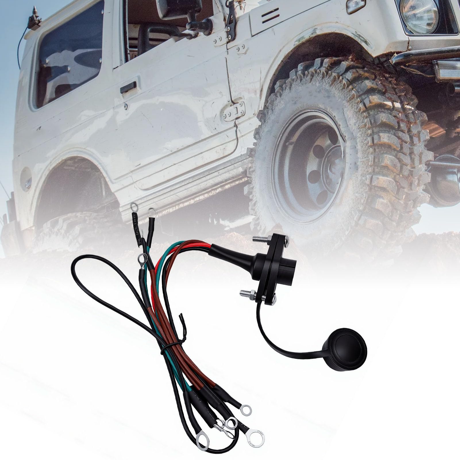 Winch Connector Socket Harness 39886 Piezas de Repuesto de Sellado a Prueba de Calor