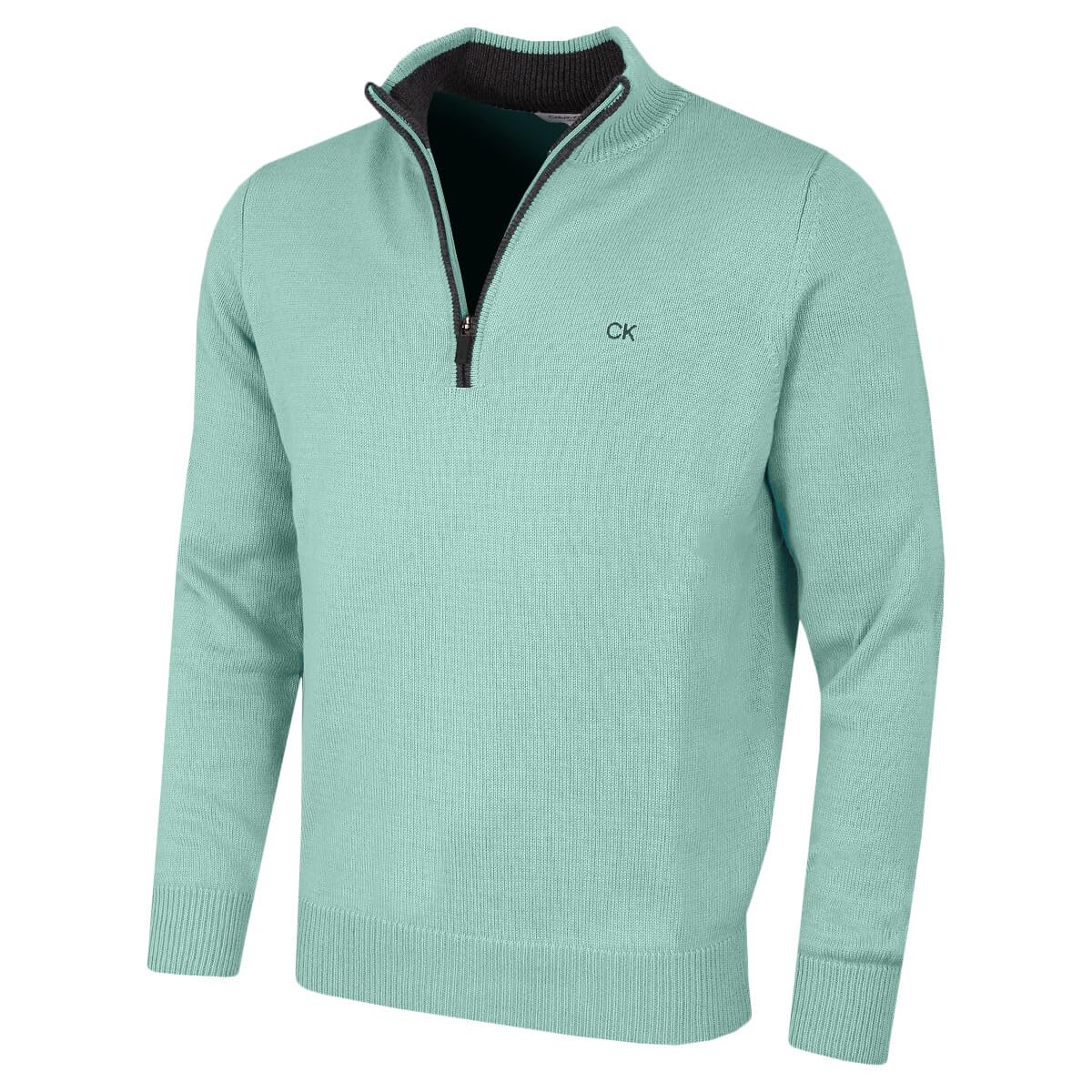 Calvin Klein Men's Sage 1/2 Zip Ck Golf Sweater - Xxxxl