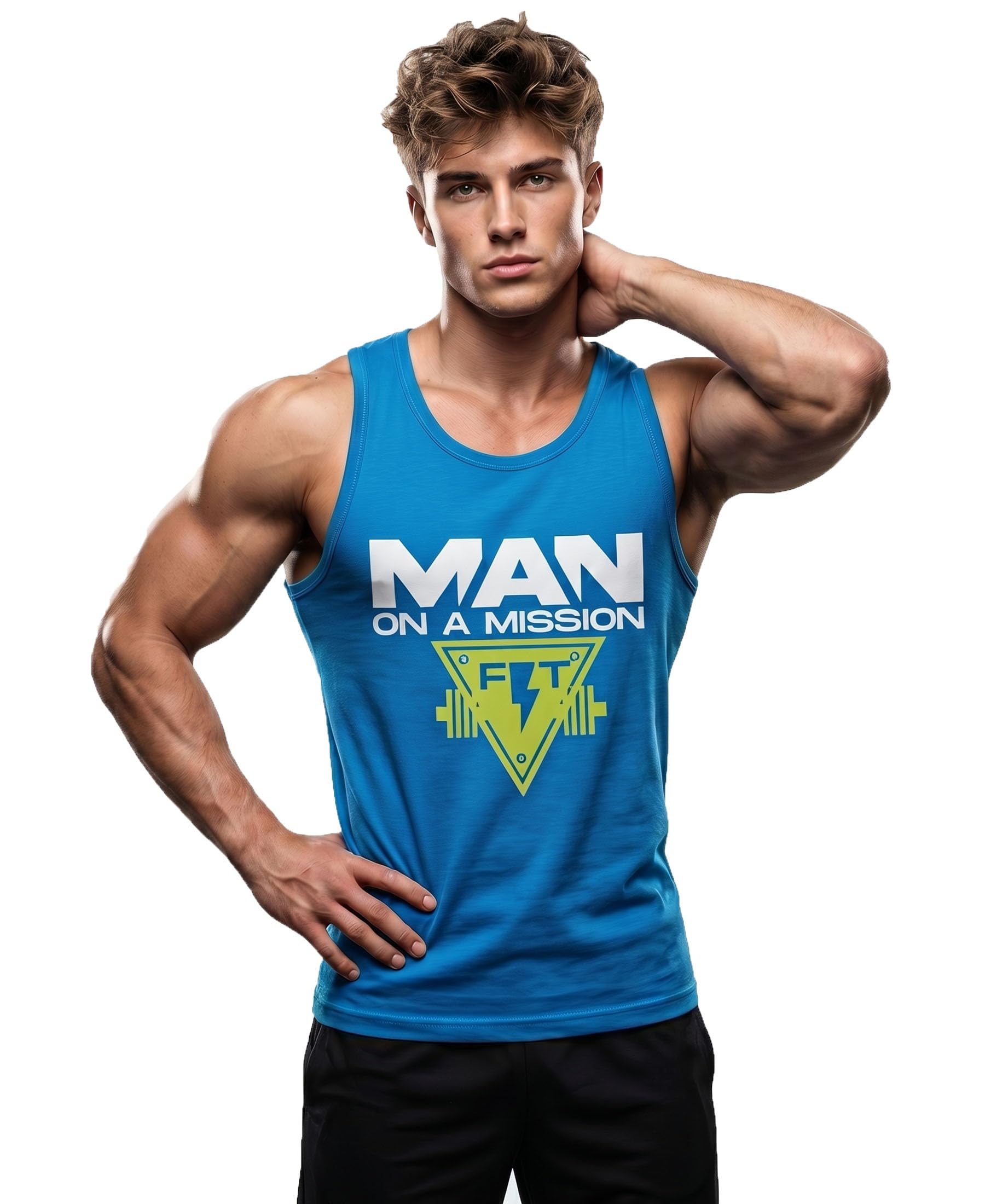 t t T.T. Men Cool Cotton Printed Regular Fit Round Neck Muscle Tees-picture-32