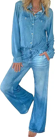 Women's Denim Dreams Pajama Set