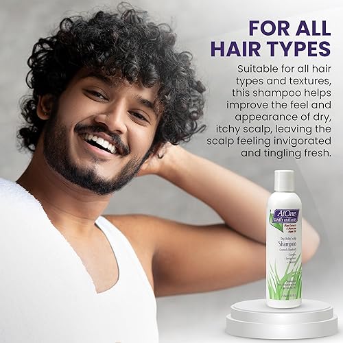Miniatura 5 de AtOne with Nature Champú para el control de la caspa, champú líquido de 16 onzas para cabello seco, aroma fresco, solución para el control de la