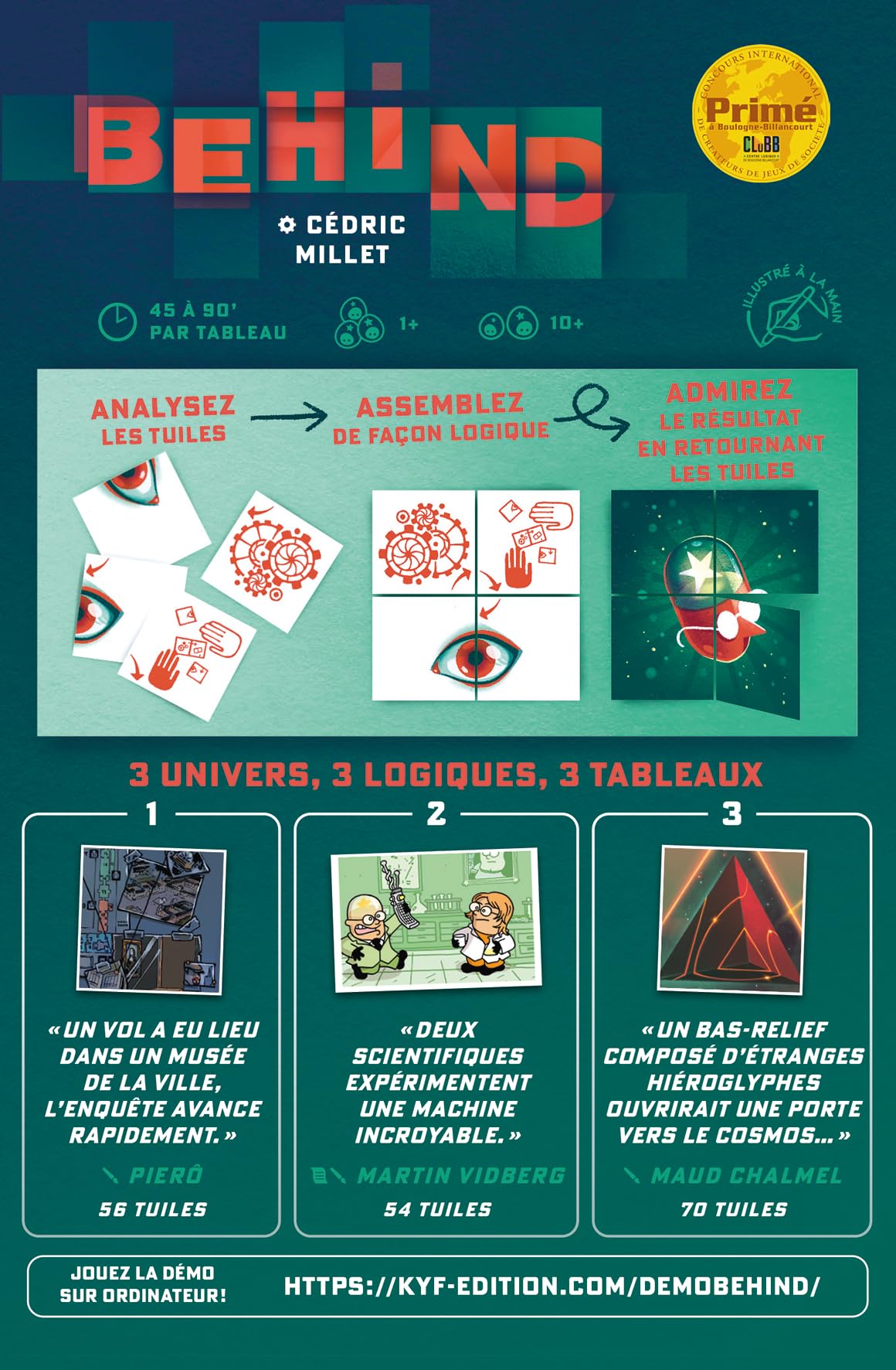 Casse tête Asmodee Behind