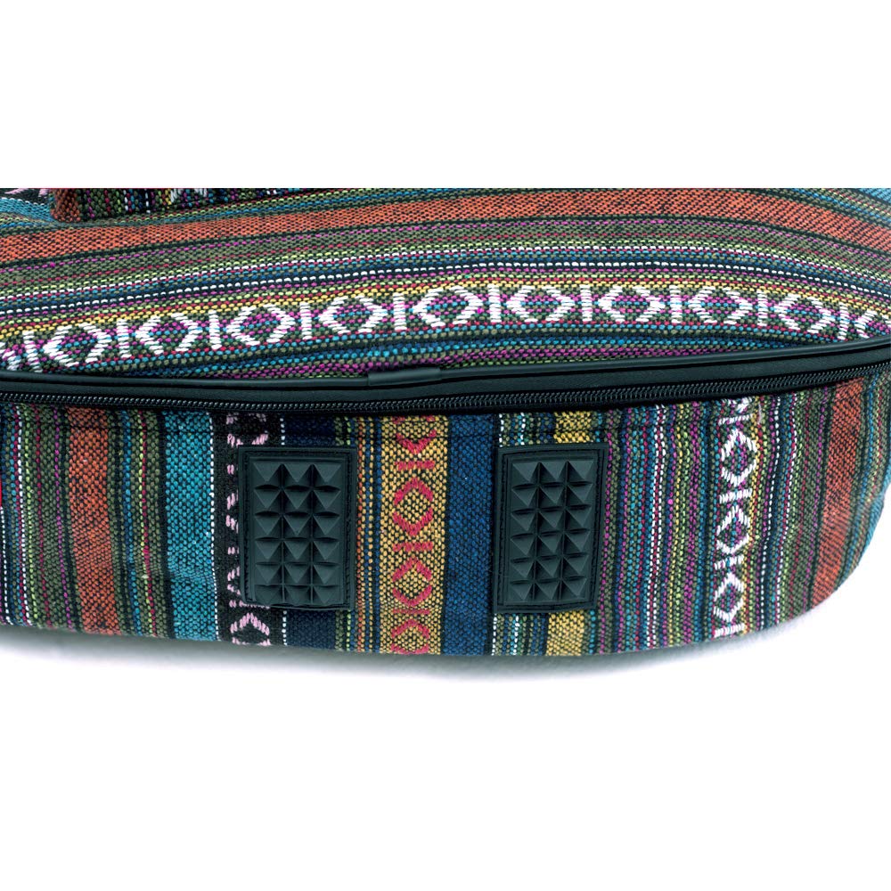Glenmi 40 41 Zoll Akustikgitarrenkoffer Gigbag Mit 3D-Taschen, Gitarrentasche mit Nackenschutz-Kissenauflage, Bohemian Style Gitarrenkoffer, 12 mm Schwamm gepolstert