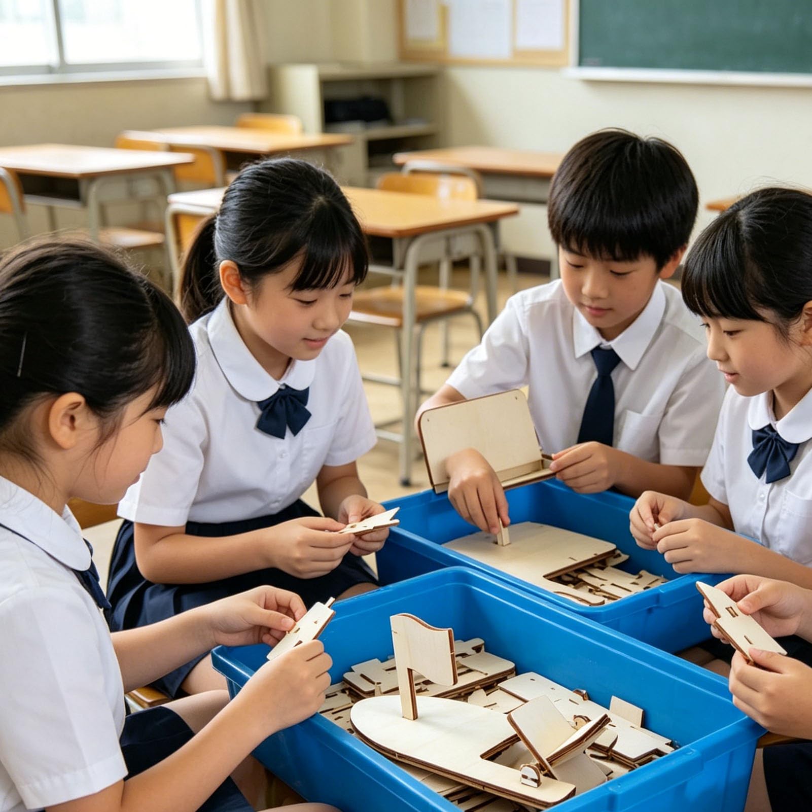 Fockety Kit fai da te per costruire una barca a vela in legno, 10 pezzi di barchette con remi in gomma verniciabili, giocattolo educativo STEM per bambini, progetto scientifico (Barca a vela in legno)
