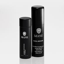 Mane Hair Building Fibers with a Seal and Shine finishing spray Light Brown