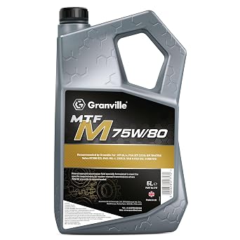Granville MTF M 75W/80 Manual Transmission Gear Oil   5L | Premium Mineral Gear Lubricant Oil for Manual Gearboxes   Ensuring Smooth Shifting   Wear Protection Transmission Oil