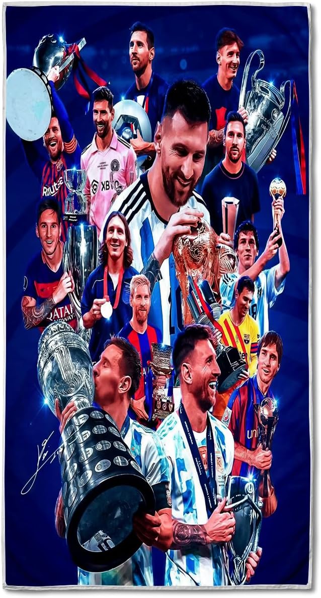 Lionel Messi Soccer Stars Beach Towels