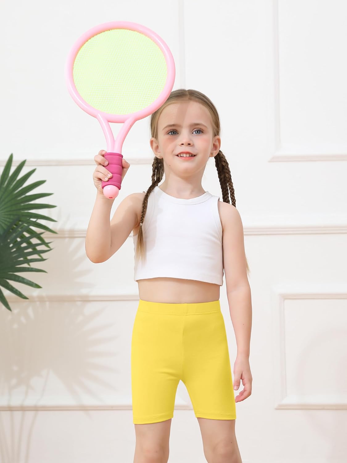 Resinta 8 Pack Baby Toddler Girls Cotton Bike Shorts Kids Safety Under Dress Dance Shorts - Image 2