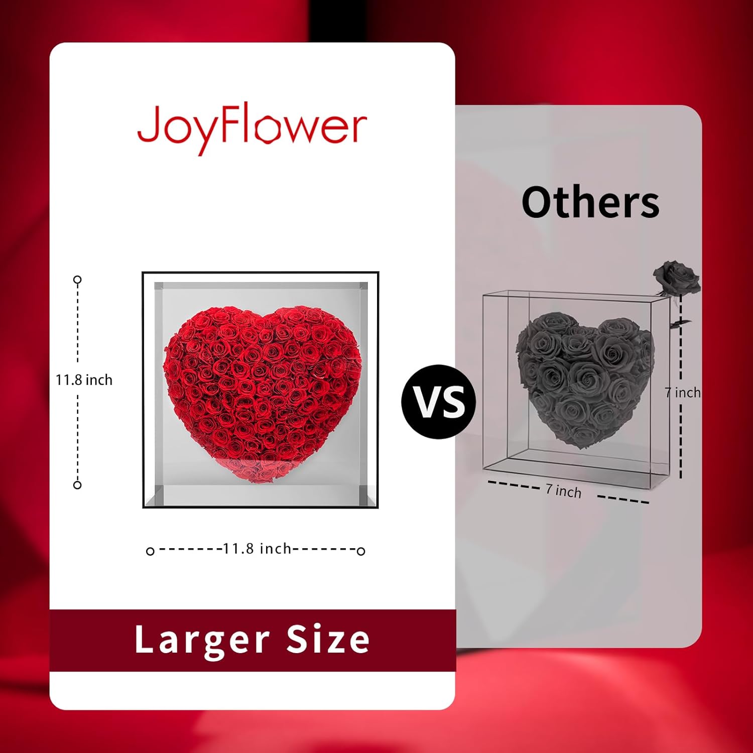 JoyFlower About 140pcs Preserved Roses Gift, Real Eternal Roses for Mom, Long Lasting Forever Flowers with Gift Box for Girlfriend Wife in Valentines Day Birthday Wedding Anniversary - Image 3