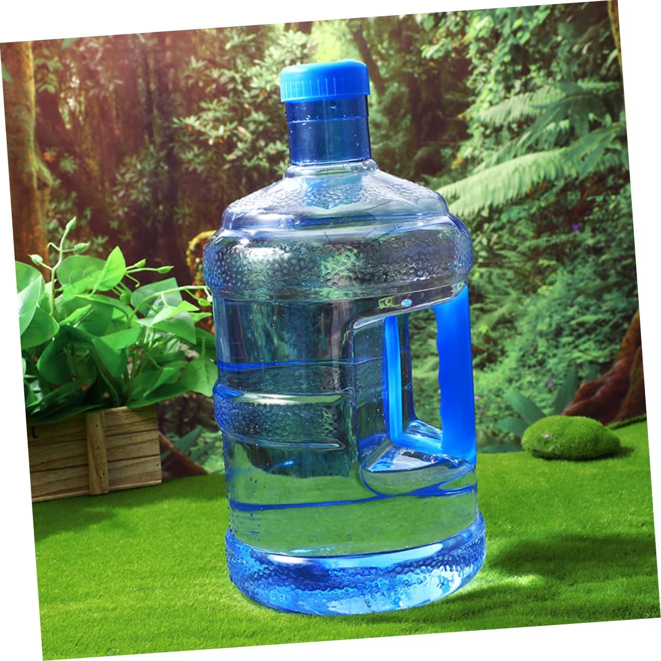 Thickened Camping Water Container 2 Pack Large Capacity Outdoor Water Bottles Handles for Hiking and Travel