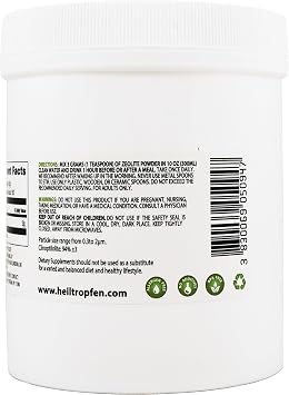 Heiltropfen Zeolite Powder | Dietary Supplement | 3X Activated | 1 lb - 454 g | Detox | Clinoptilolite 94%+-3 | Natural Mineral Dust | Ultra FINE Less-Than 2 m