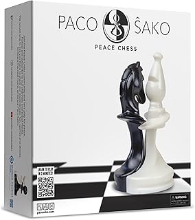 Peace Chess Game, Super Fun for Chess Lovers, Make Peace While Playing Chess Foe 2 players, not War - Board Game for Peace Makers