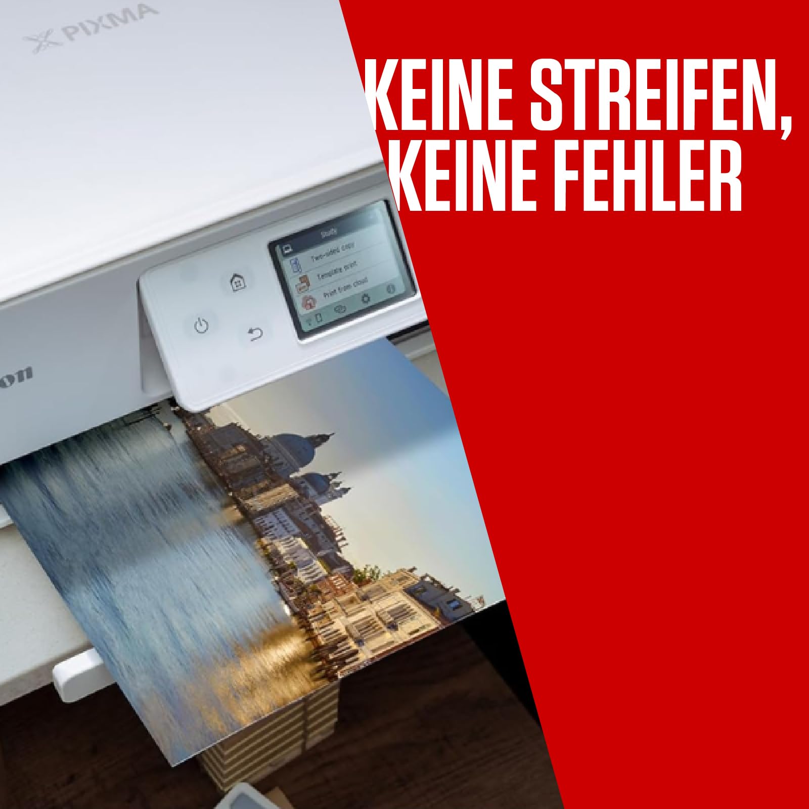 Canon PG-545/CL-546 Original Tintenpatronen 2er-Pack & 4x6 Fotopapier 50 Blatt für PIXMA TS3350 TS4550 TS3450 TS3150