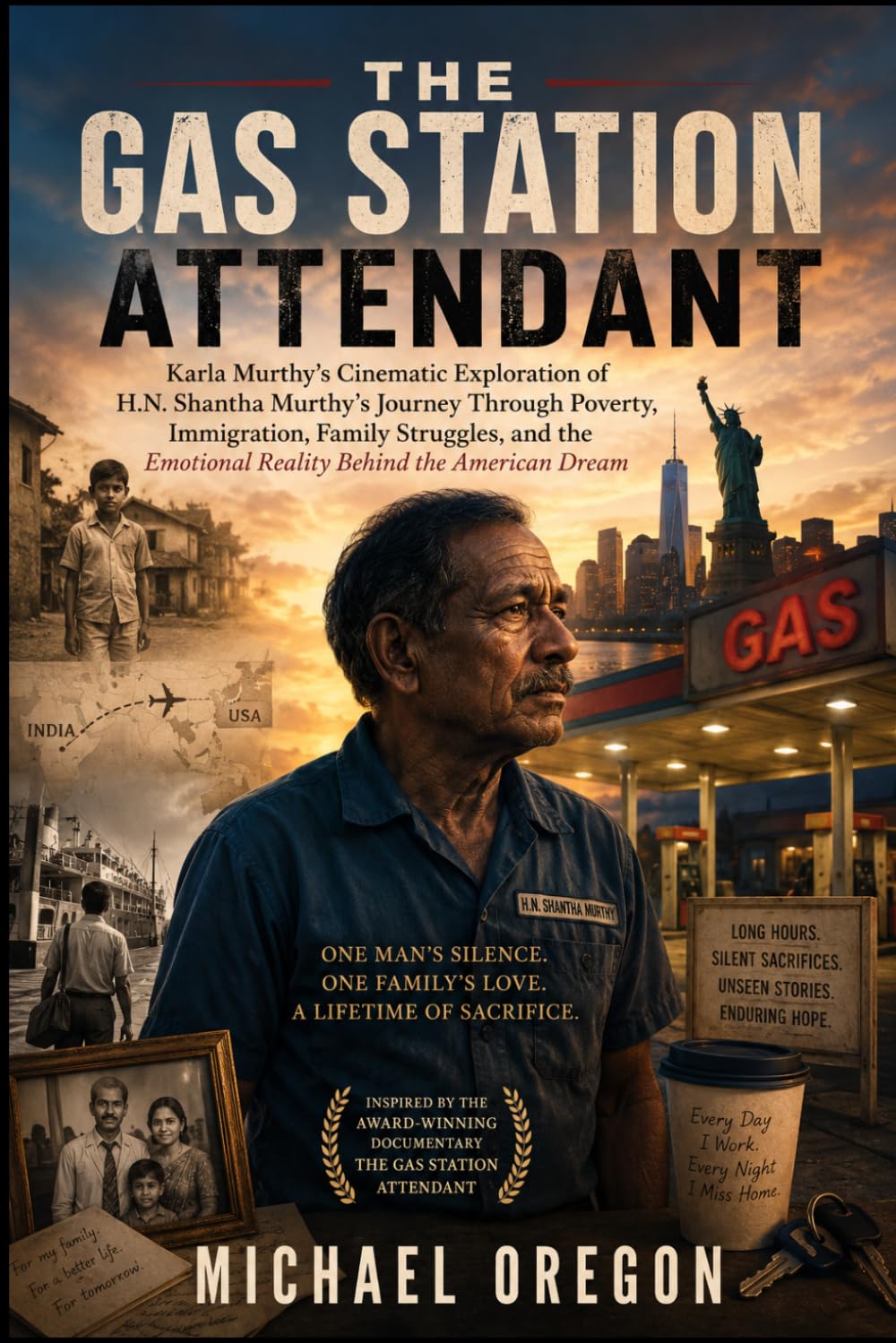 The Gas Station Attendant: Karla Murthy’s Cinematic Exploration of H.N. Shantha Murthy’s Journey Through Poverty, Immigration, Family Struggles, and the Emotional Reality Behind the American Dream
