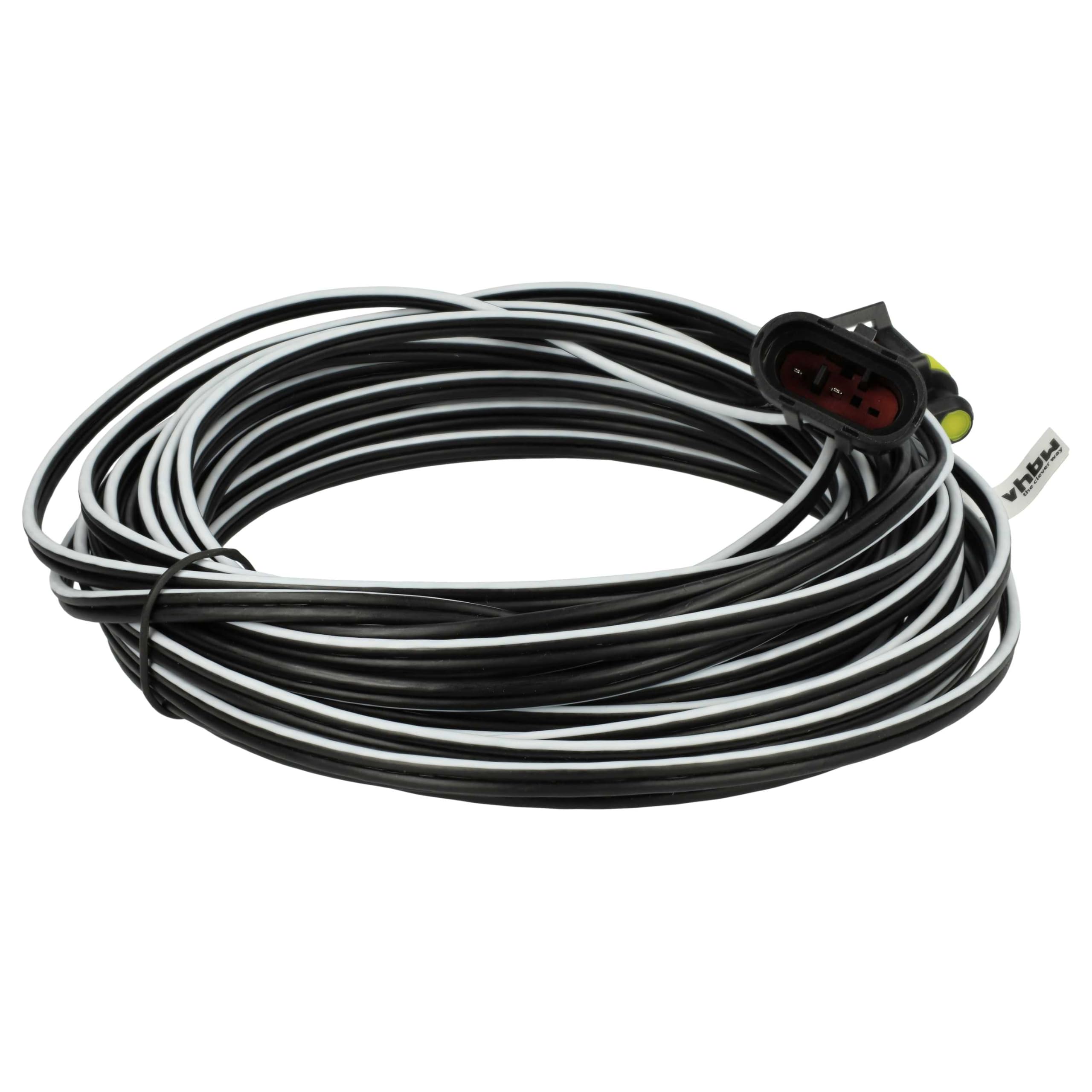 vhbw Kabel transformatorowy niskiego napięcia kompatybilny z Gardena Robotic R38Li, R40Li, R80Li, SILENO city, Sileno+ R100Li - 10 m