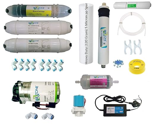 Seazone Pump 100 Gpd 24v, Membrane 80 Gpd Kit
