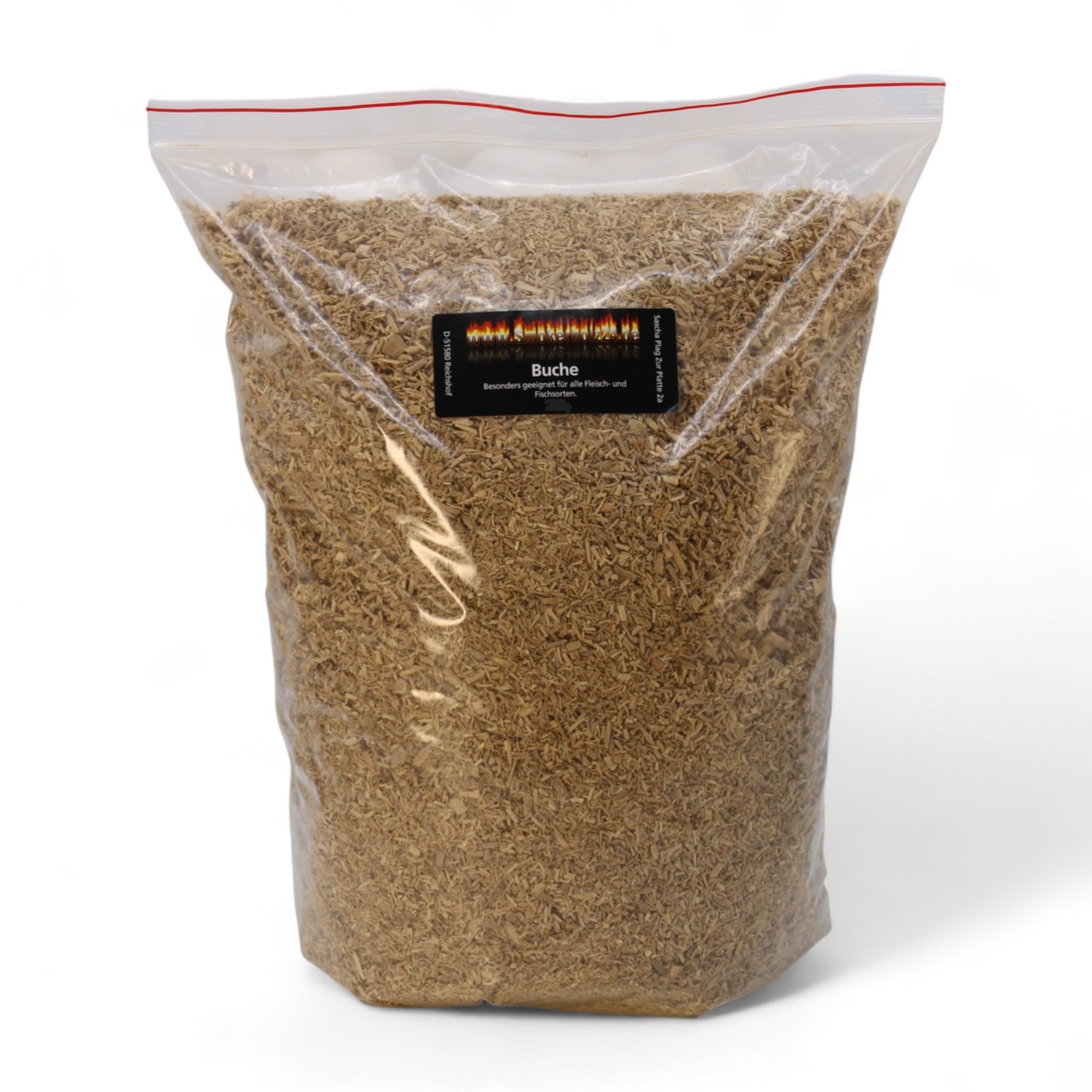 Räuchermehl Buche 3 kg Buchenmehl Beech Körnung 0,5–1,5 mm Buchenspäne BBQ - Naturholz aus PEFC-Forstwirtschaft-HACCP-Zertifiziert - Rauchaktiv – Glimmstark – Hygienisch verpackt (3, Kilogramm)
