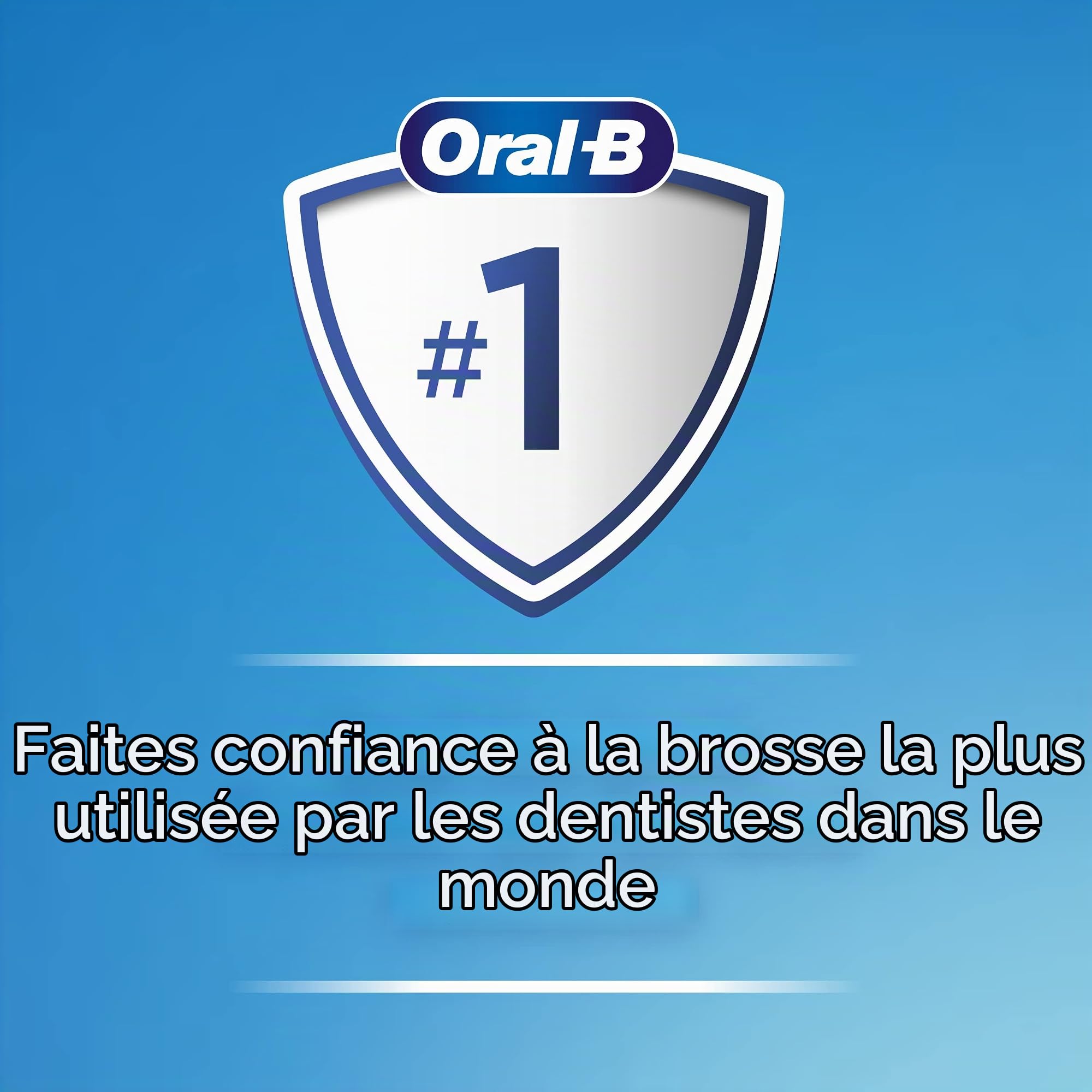 Oral-B Revolution Brosse à dents à batterie avec (1) tête de brosse, noir, piles incluses