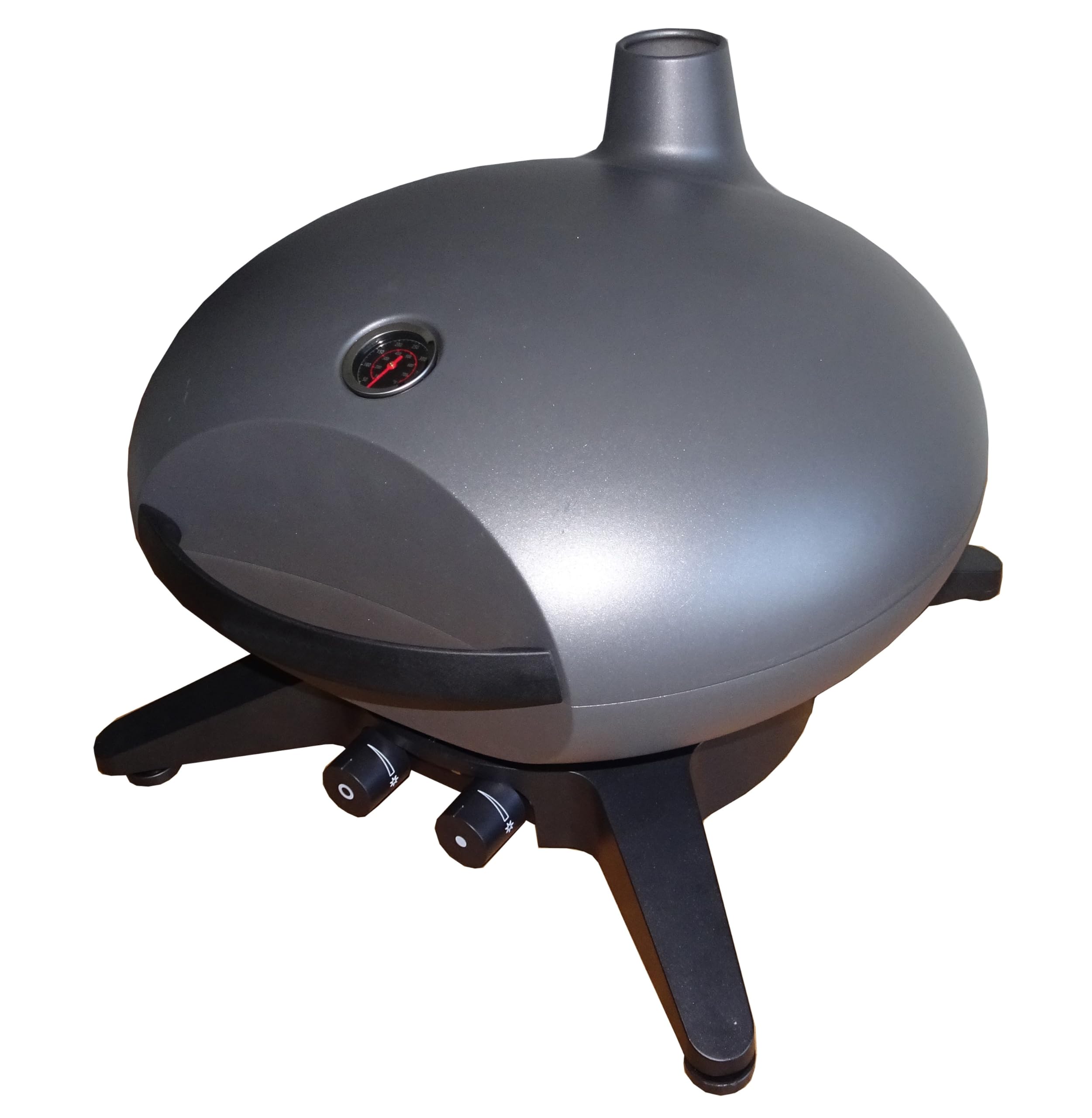 Morsø Forno Gas Medio Gasgrill – Gas-Tischgrill mit Grillrost aus Gusseisen, skandinavischer Lifestyle für Terrasse und Garten, Anthrazit-Grau