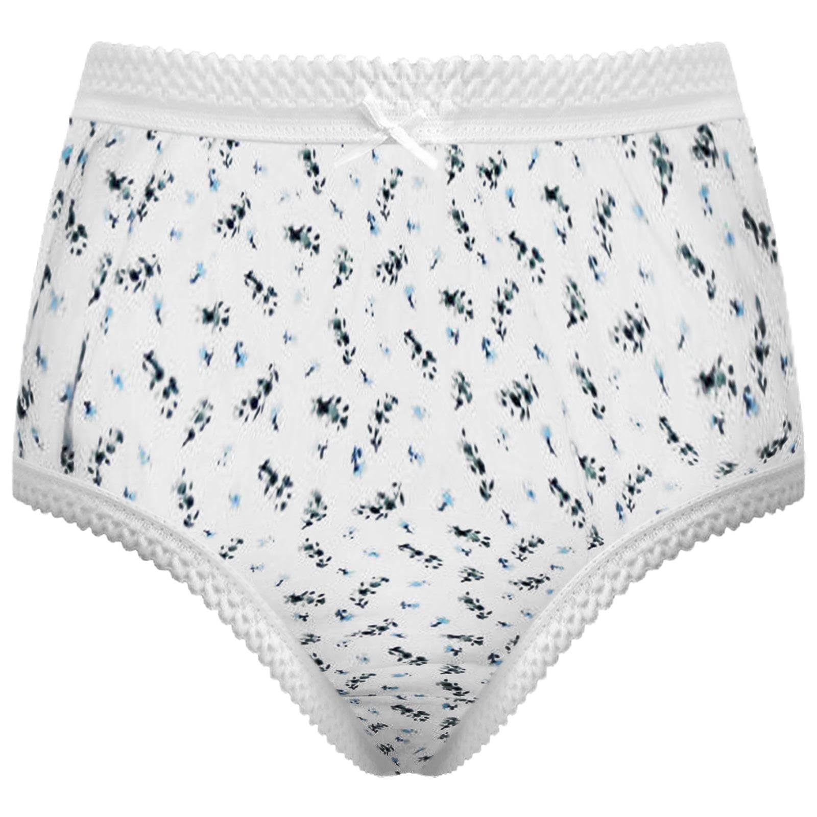 Knwer Clothing Women's Assorted Prints Pack Of 6 New Maxi Briefs Full Mama Panties Underwear Knickers[ Pack Of 6|44"-46" (Xos)]