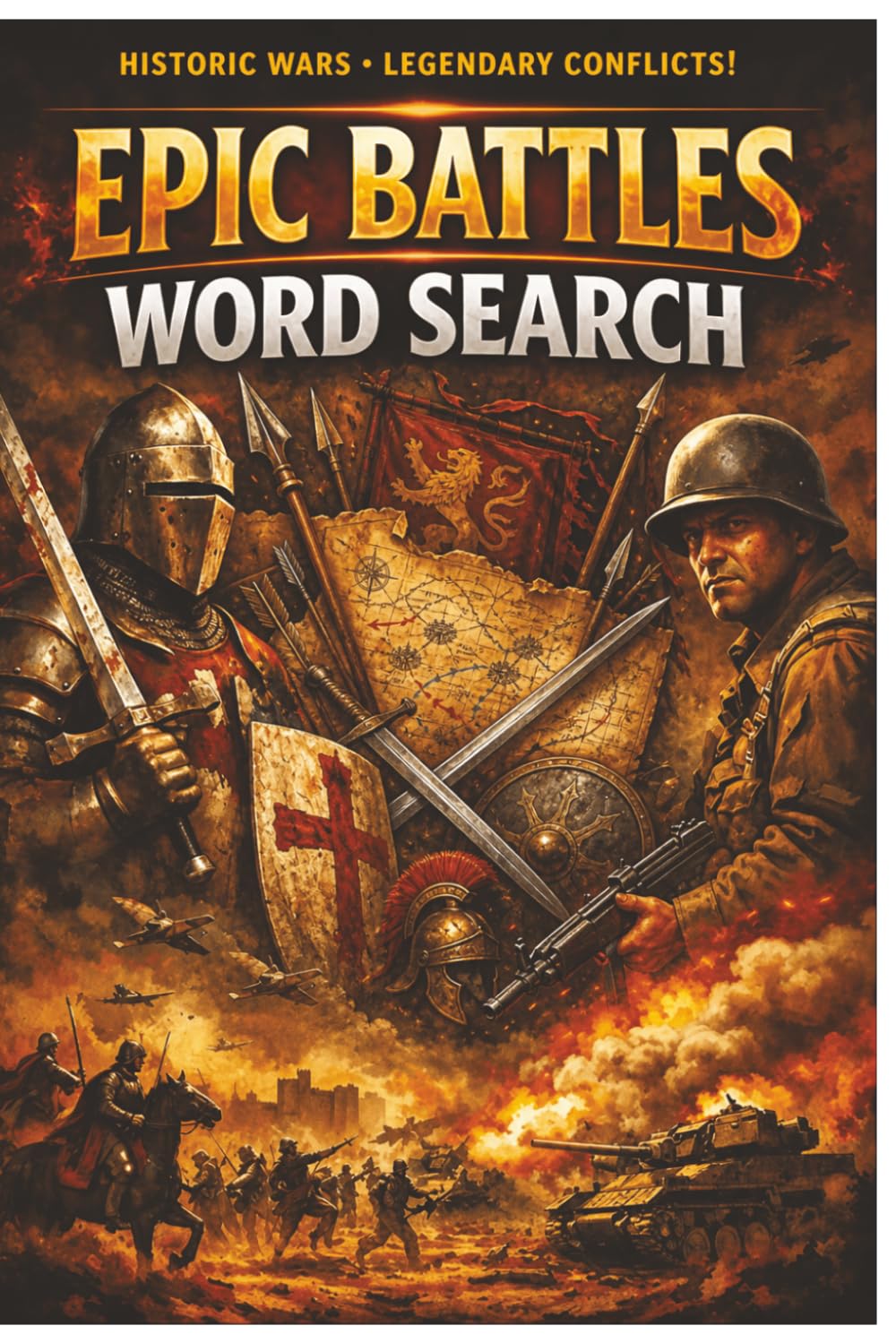 Epic Battles Word Search: Historic Wars, Legendary Conflicts