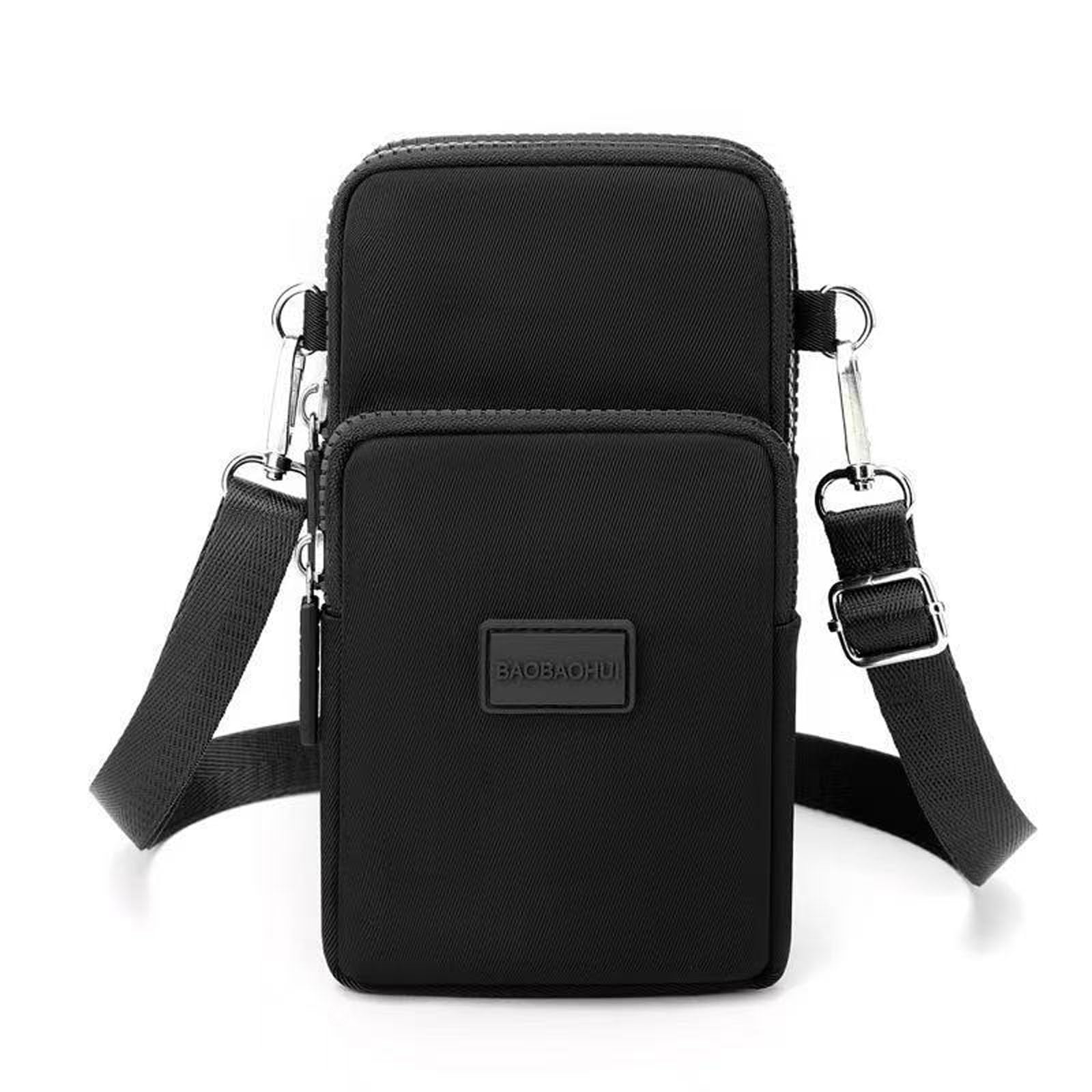Phone Bags for Women, Mobile Sling Bag with Adjustable Strap, Stylish Phone Pouch for Daily Commute and Outdoor Activities, Compact Mobile Bag in Black Color-image-22
