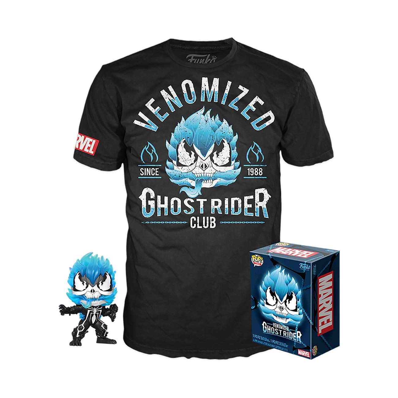 Pop & Tee: Marvel Venom - Venom/Ghost Rider (Gw) (Small), 47041