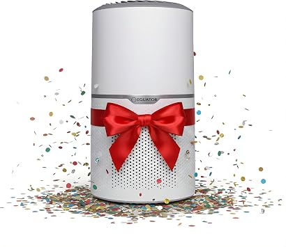 Equator Air Purifier for Pet Homes Eliminates Pet Smells, Dander & Hair | Advanced HEPA + Carbon Filtration for Fresh, Odor-Free Living