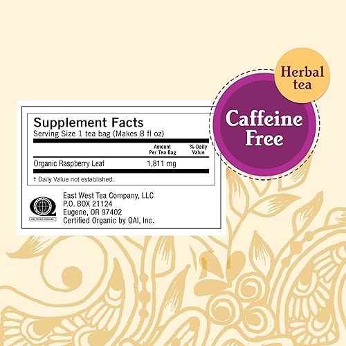 Miniatura 3 de Yogi Tea  Hoja de frambuesa para mujer (paquete de 6)  Apoya el sistema femenino  96 bolsas de té