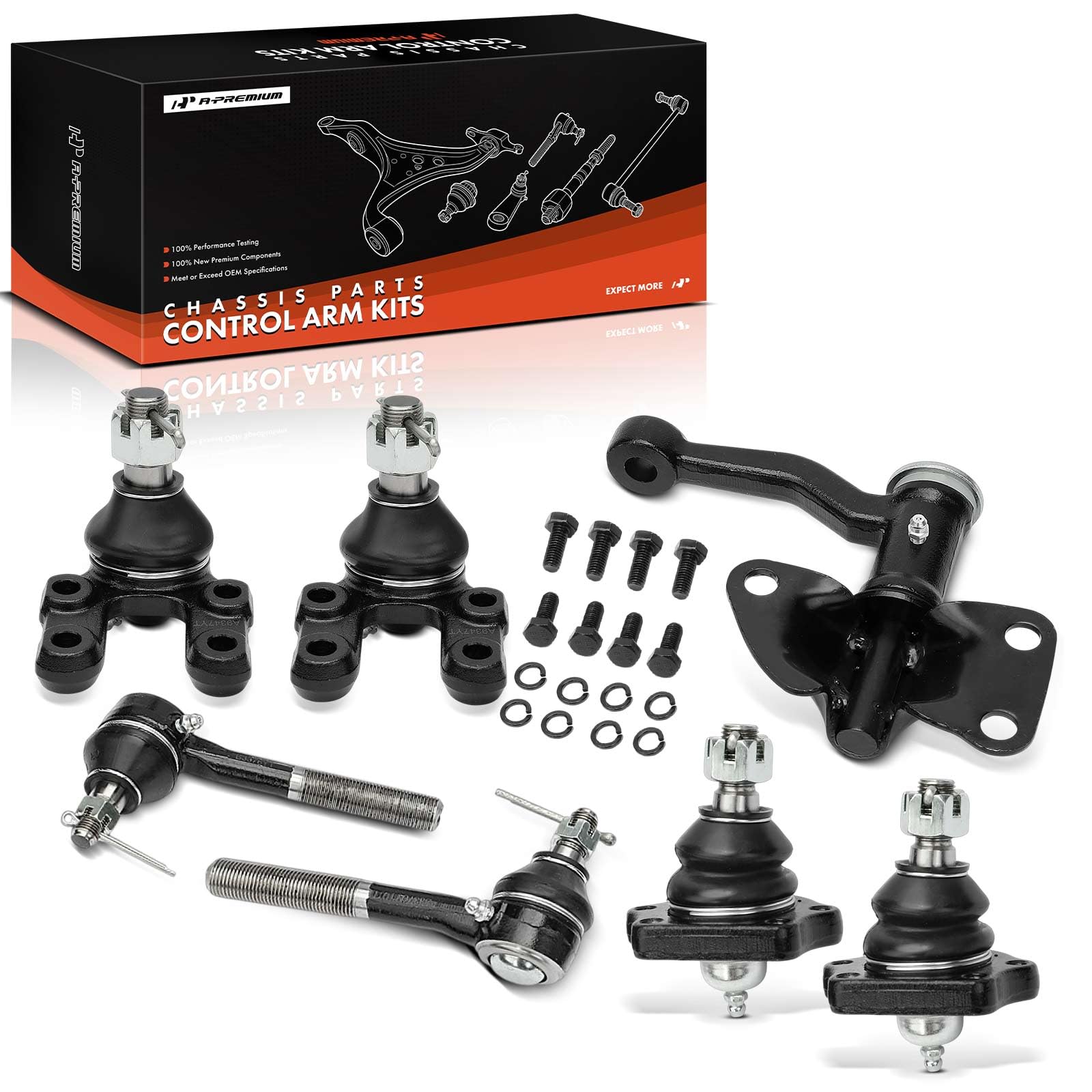 Amazon.com: A-Premium Set of 7, Front Upper & Lower Ball