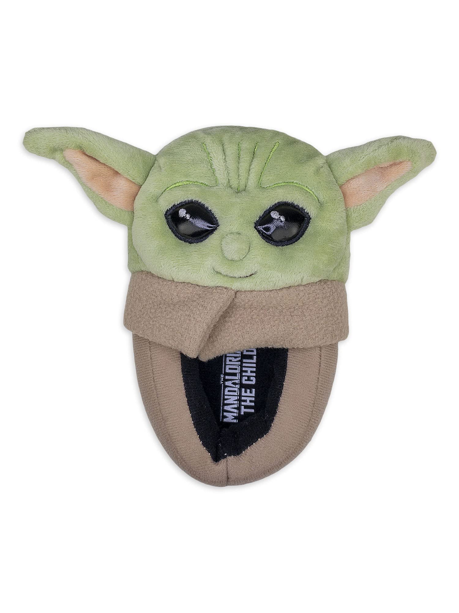 STAR WARSThe Mandalorian, Grogu Baby Yoda Boys Slipper Full Body, Kids Size 11/12 to 4/5