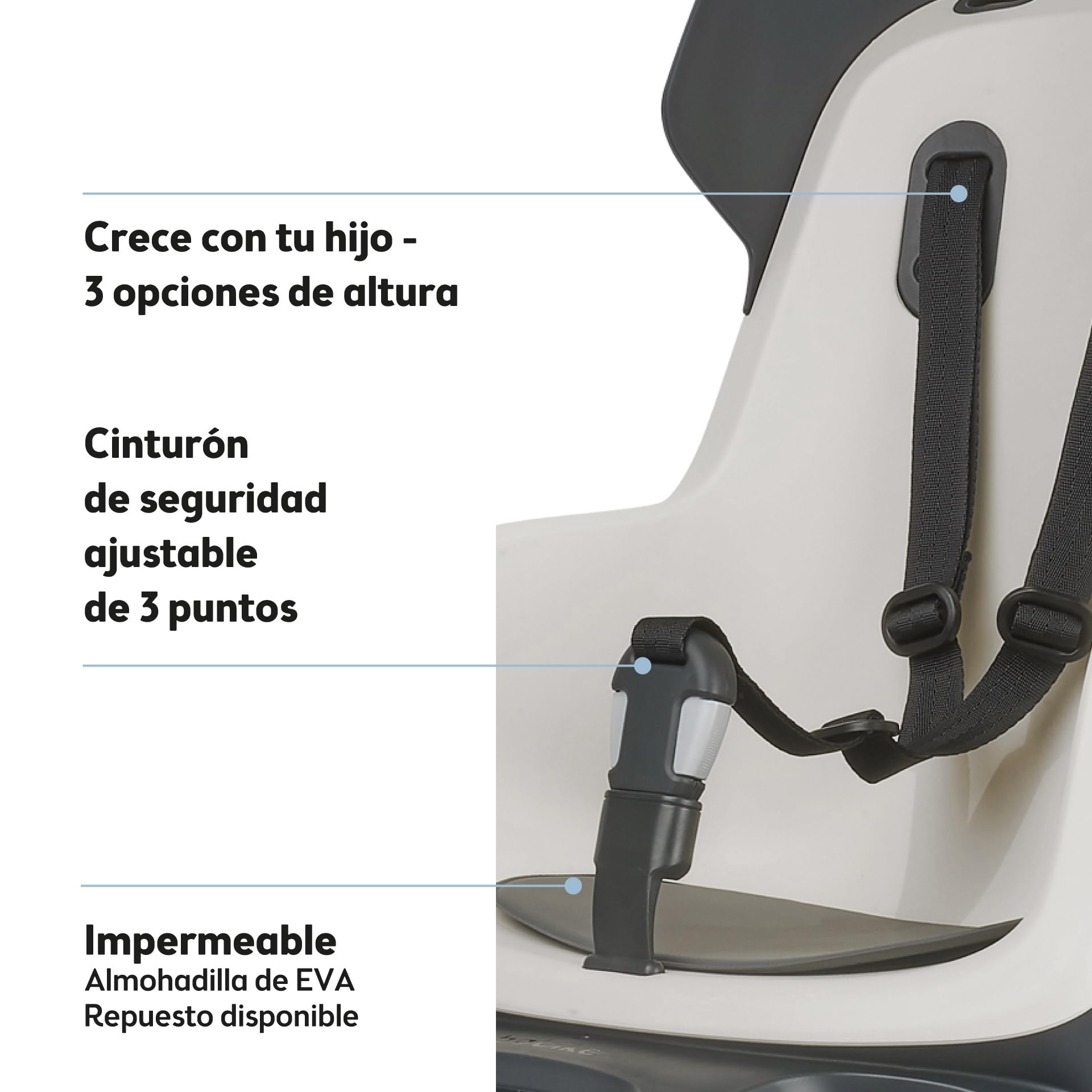Bobike Go Maxi Rear Child Bike Seat MAX 22 kg