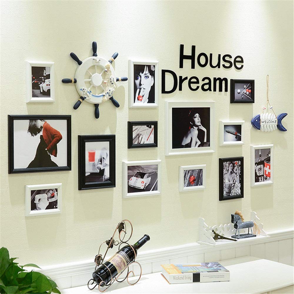 Amazon.co.jp: 壁掛け 額縁 セット 北欧の現代のミニマリズムリビング