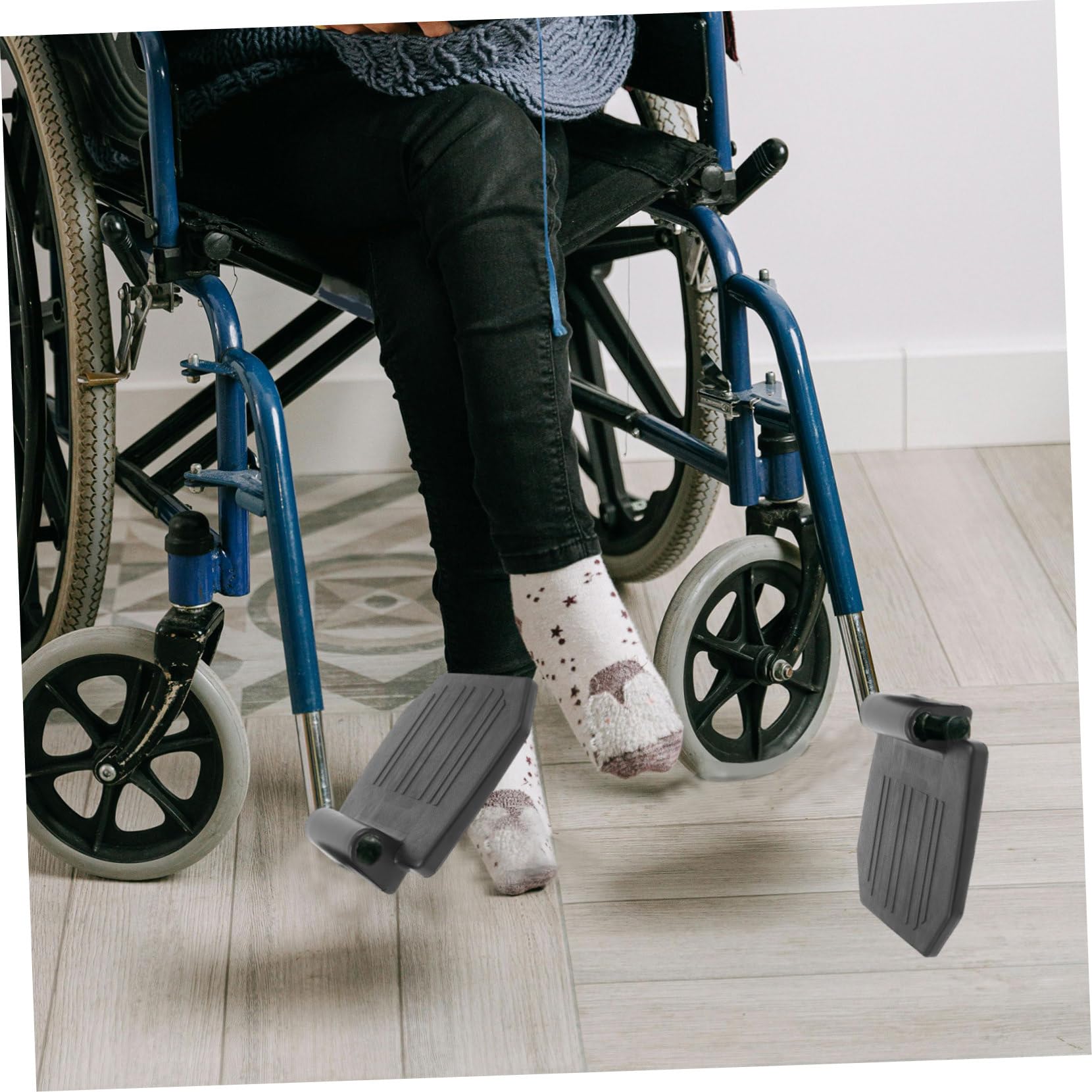 FRCOLOR Reposapiés Para Silla De Ruedas De 4 Piezas Reposapiés Para Silla De Ruedas Para Personas Mayores Reposapiés Estable Para Silla De Ruedas Reposapiés Para Silla De Ruedas