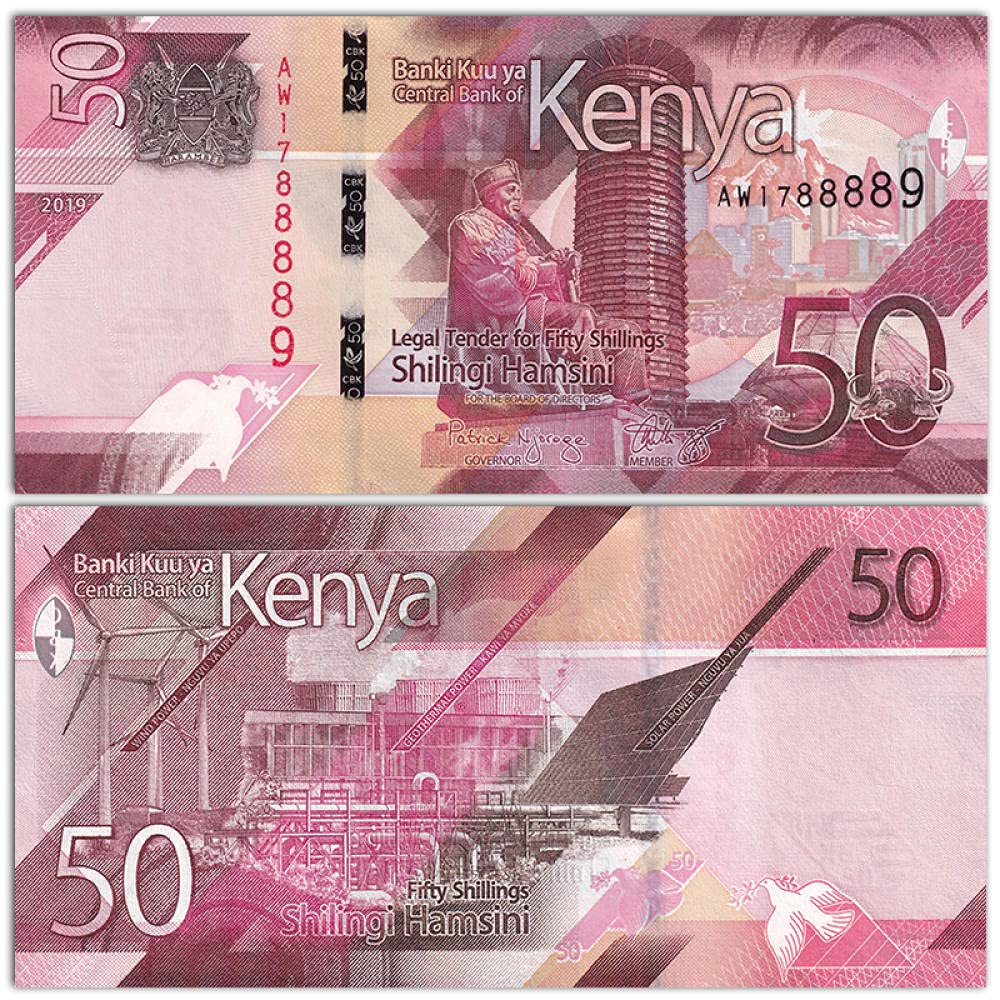 Amazon.com: Banknotes Collection-[Africa] Kenya 50 First-Money banknotes  2019 Foreign Commemorative Coin P-52 Currency, Not in Circulation or has  exited The Market : Collectibles & Fine Art