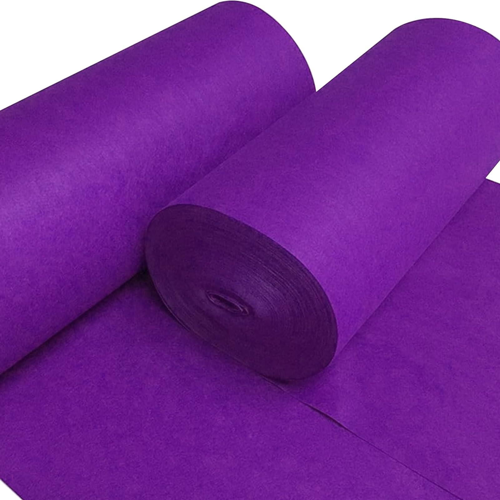 Tapis de couloir en polyester durable violet 1m pour sol de cérémonie