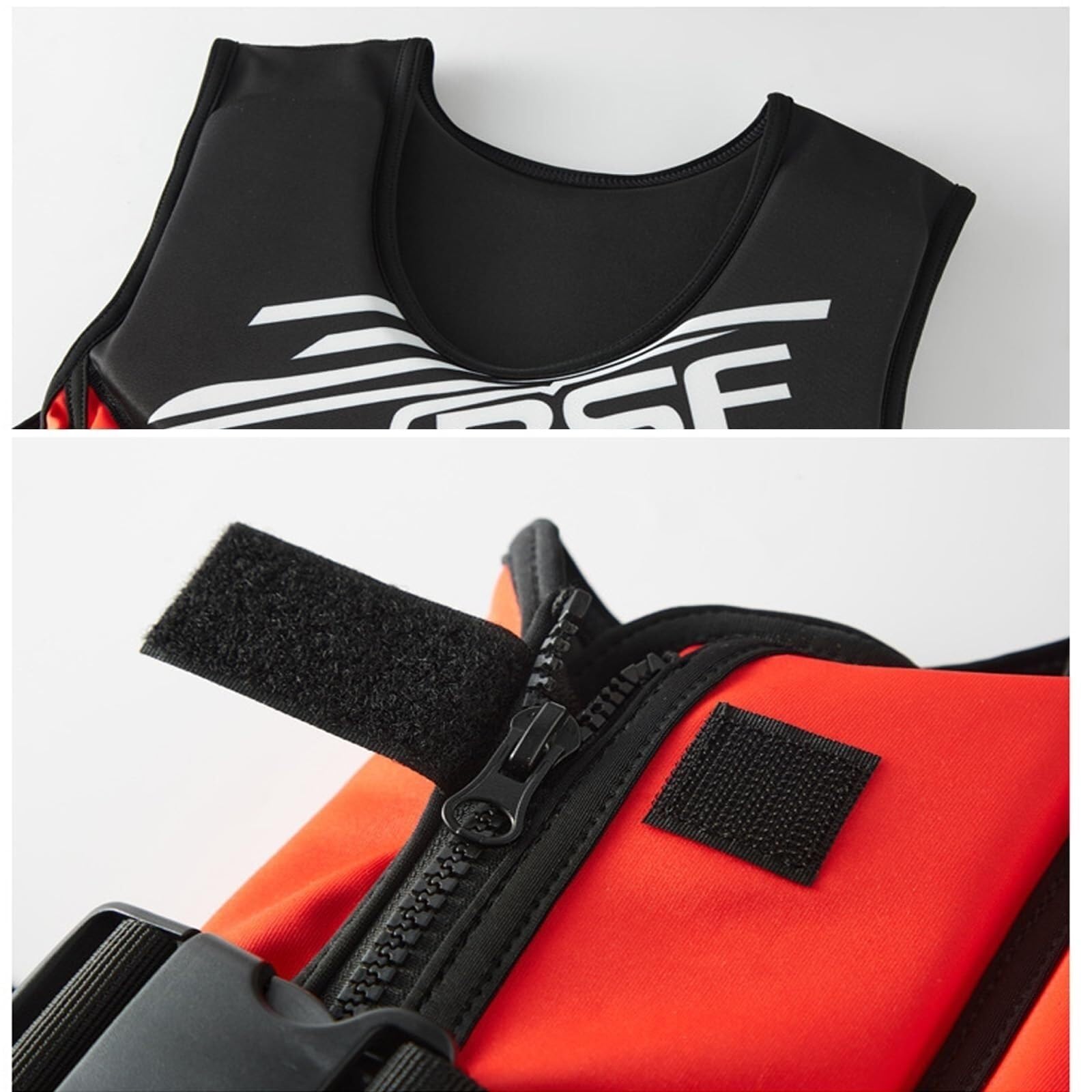 Chaleco de Surf de Neopreno for Adultos, Chaleco de Surf Ajustable con Cremallera Lateral for Kayak, Snorkel, Deportes Acuáticos