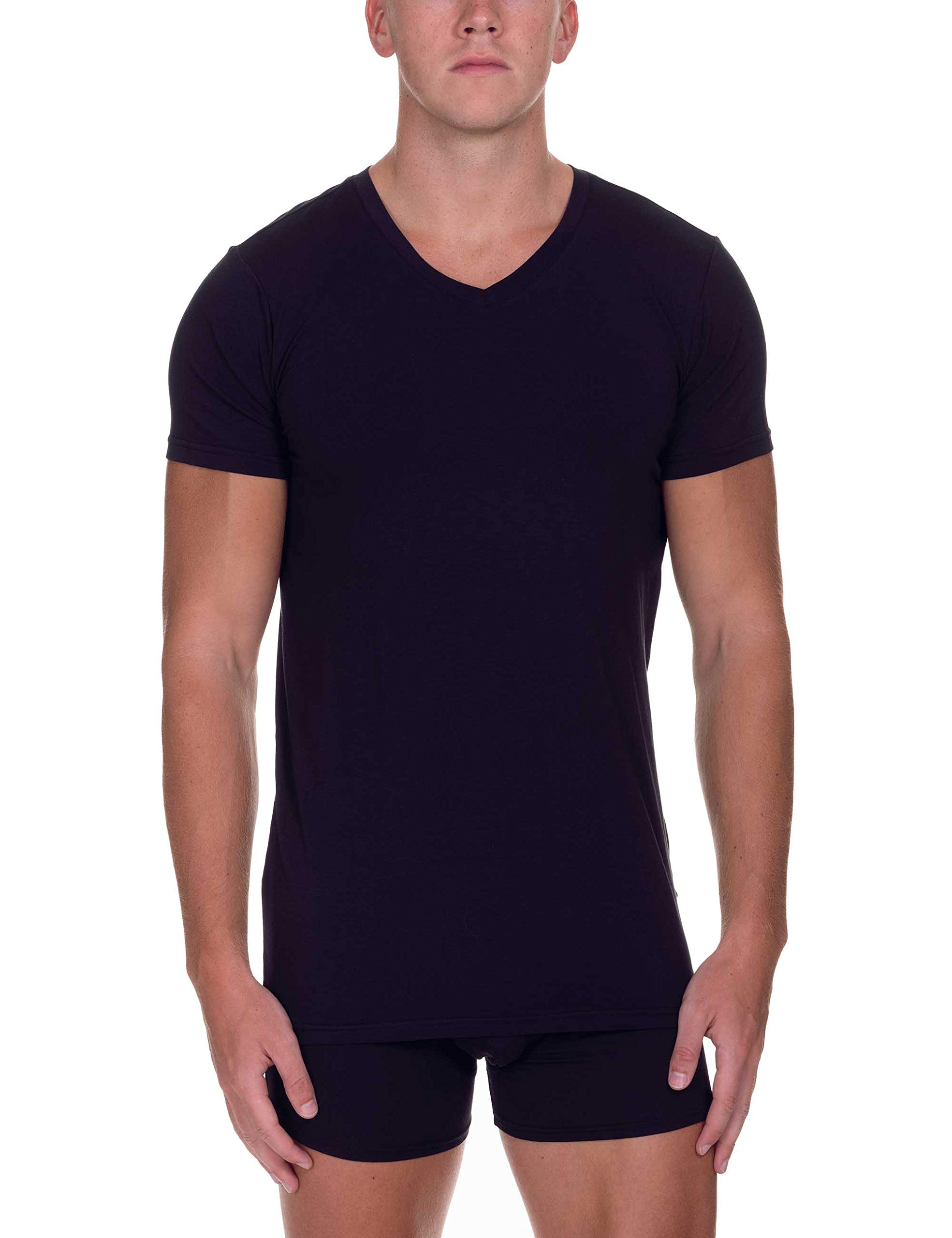 bruno banani Herren V-Shirt Infinity Unterhemd