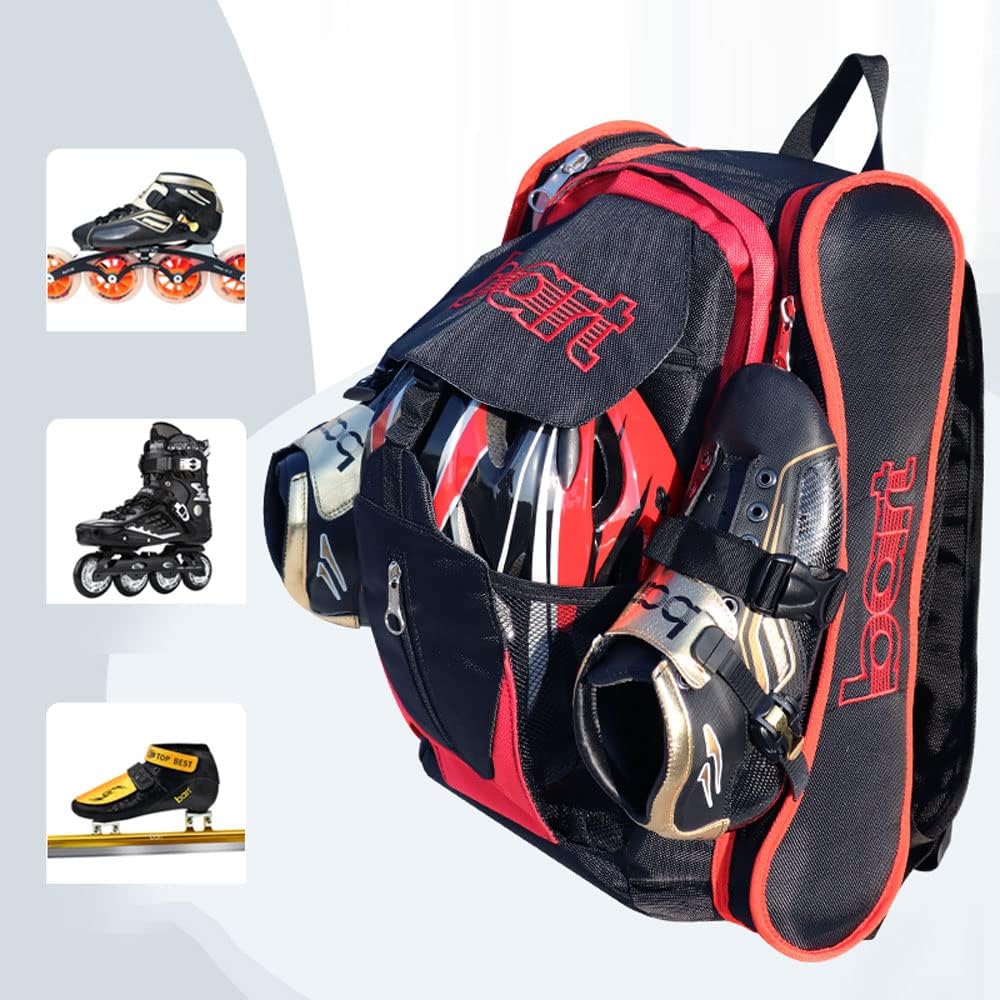 Sac à Dos de Voyage de Patin à roulettes pour le rangement, Transportez Le Stockage de Patin, Sac à Dos Chaussures Patinage e Transport Rollers 'Entrainement et Porte-Rollers, Sports de plein air